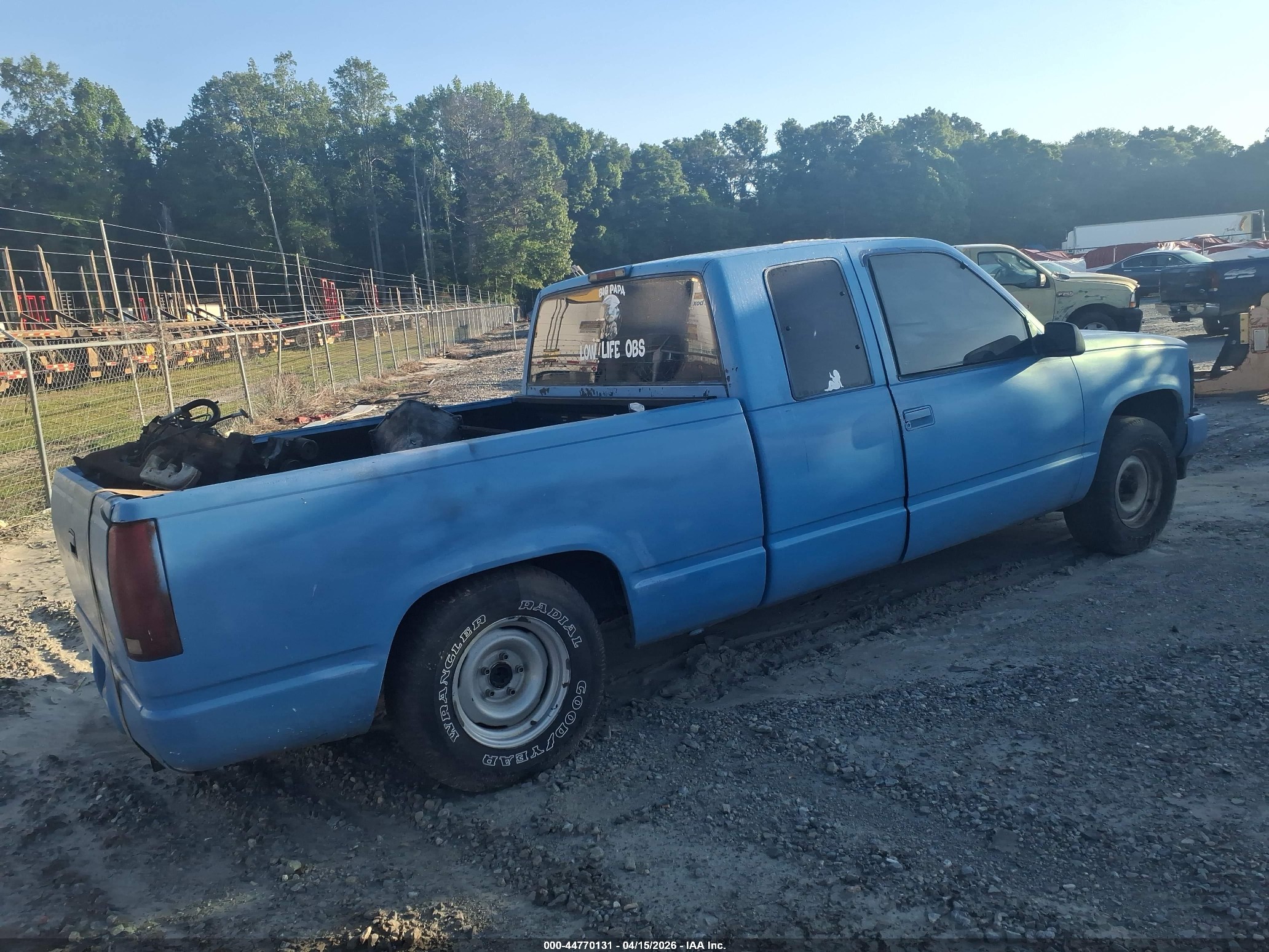 1995 Gmc Sierra C1500 Blue vin: 2GTEC19KXS1502299