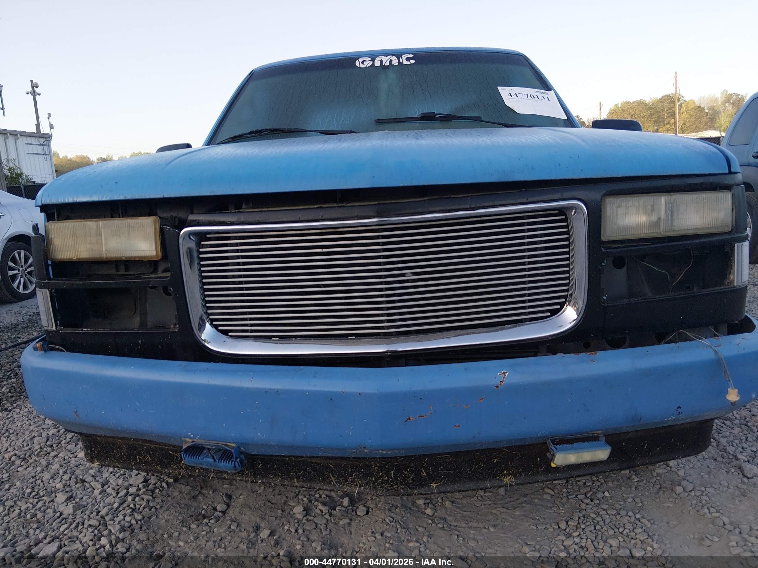 1995 Gmc Sierra C1500 Blue vin: 2GTEC19KXS1502299