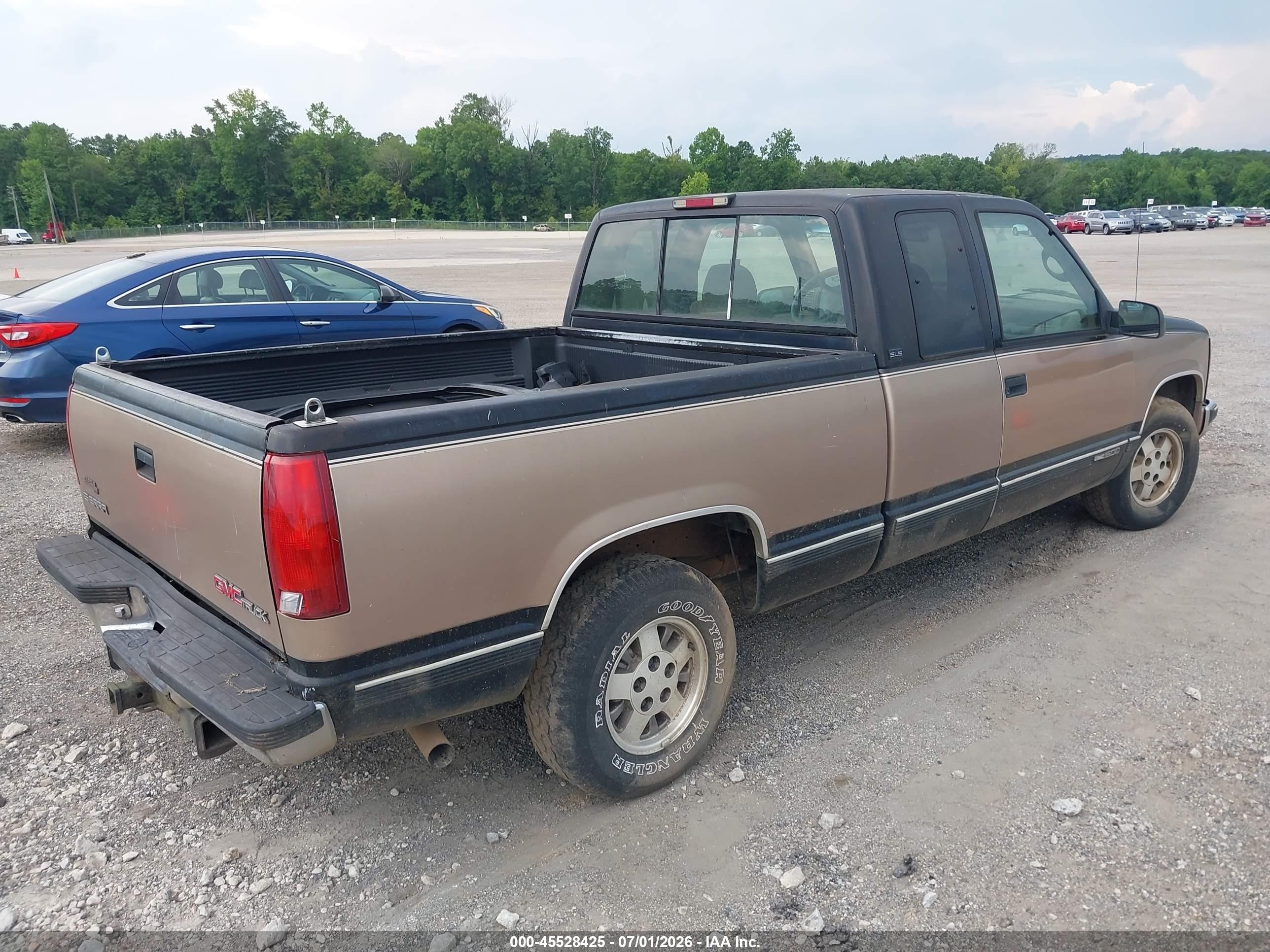 1995 Gmc Sierra C1500 Black vin: 2GTEC19KXS1536128