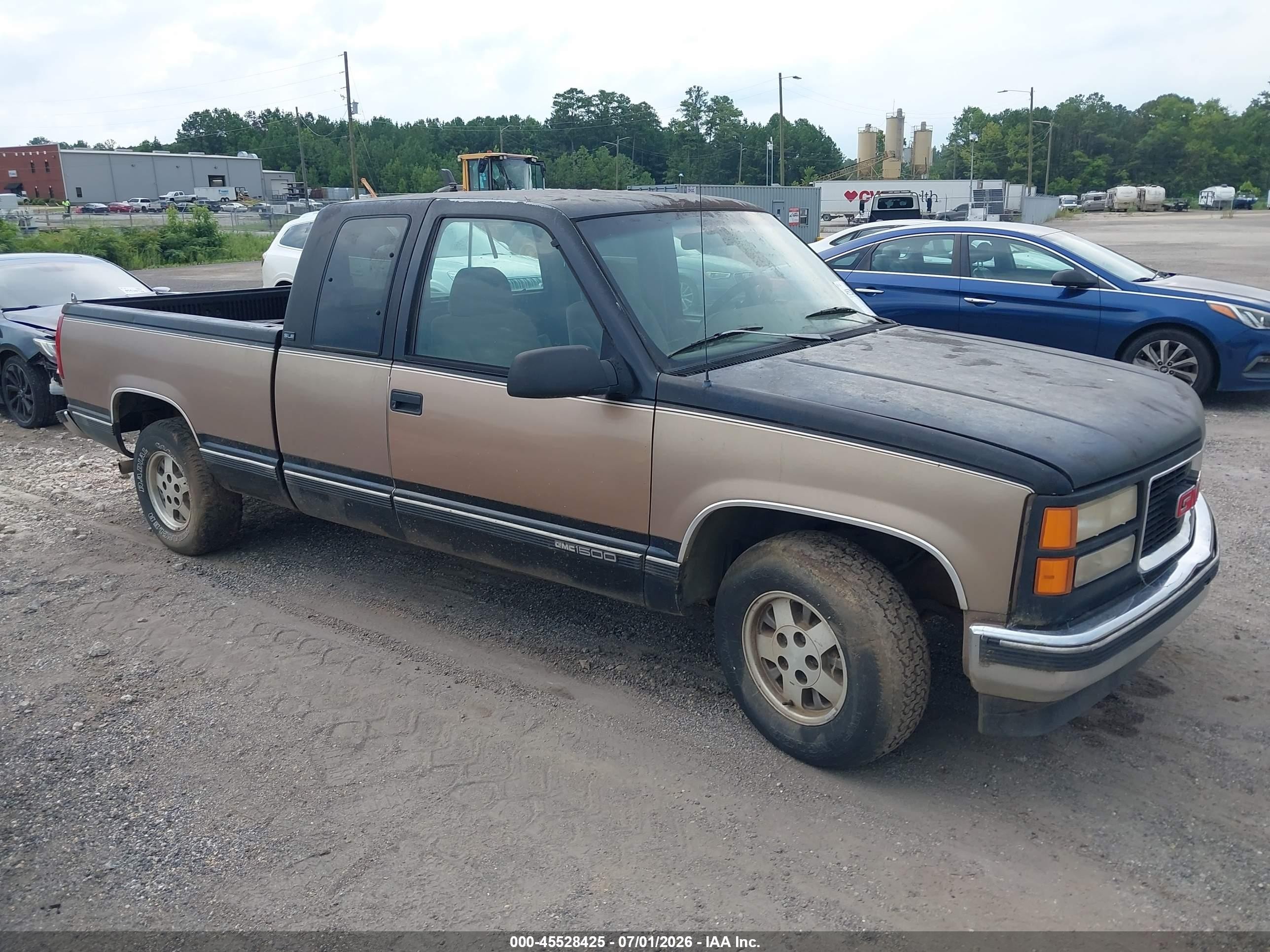 1995 Gmc Sierra C1500 Black vin: 2GTEC19KXS1536128