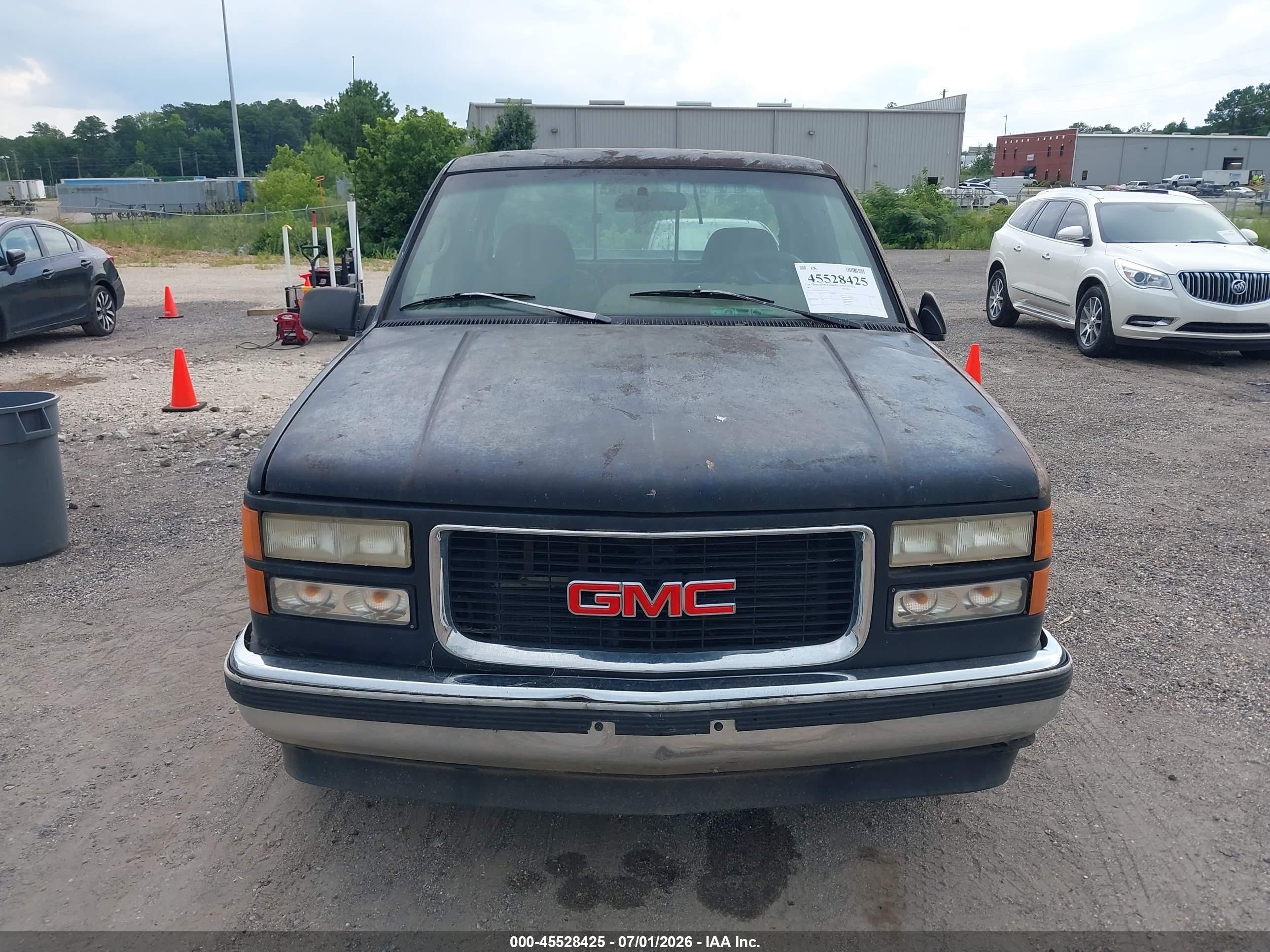 1995 Gmc Sierra C1500 Black vin: 2GTEC19KXS1536128