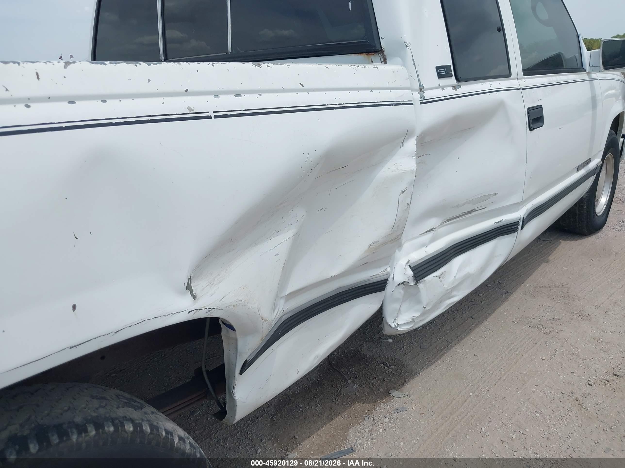 1996 Gmc Sierra C1500 White vin: 2GTEC19M4T1547550