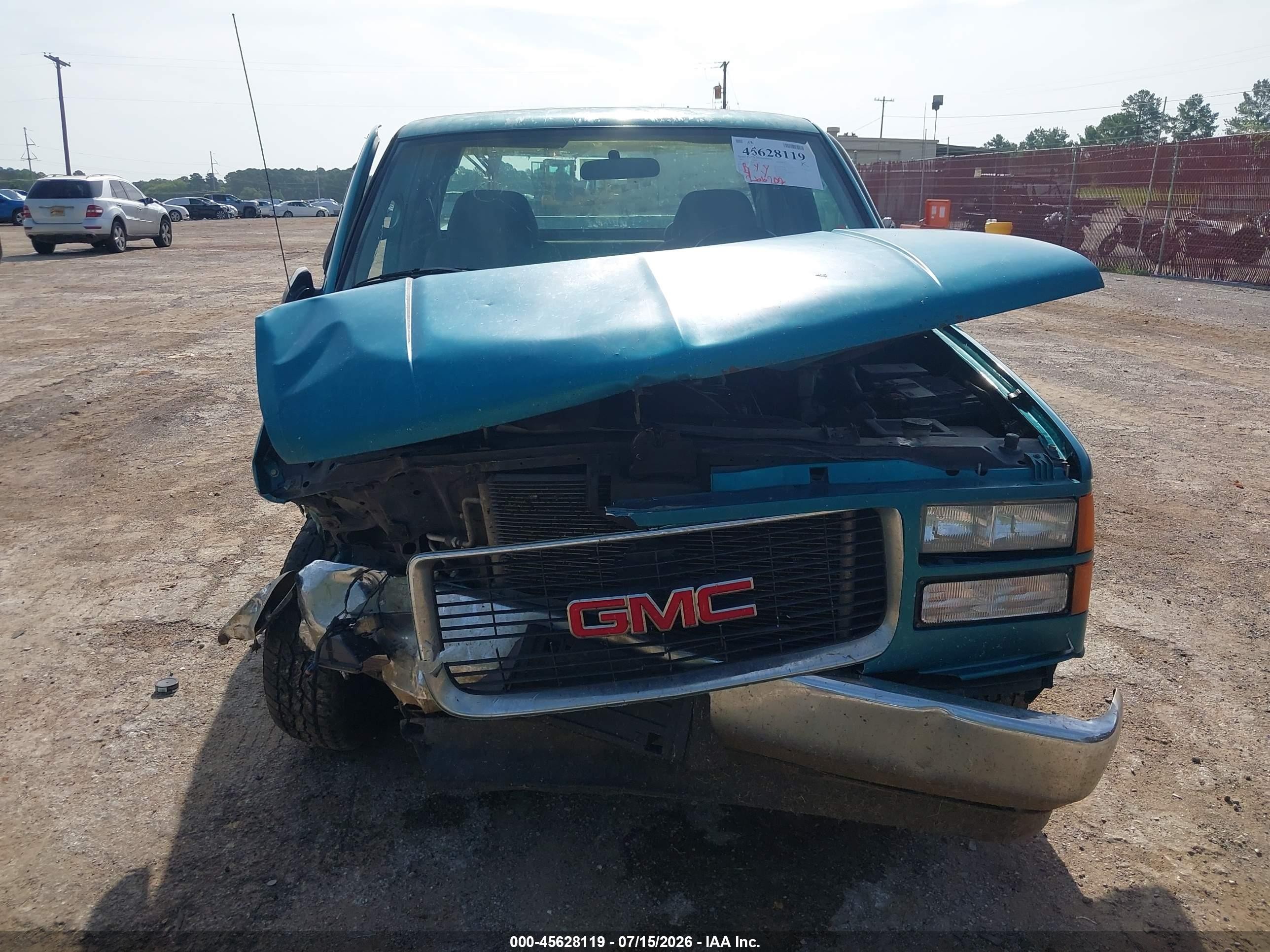 1996 Gmc Sierra C1500 Light Blue vin: 2GTEC19M6T1509611