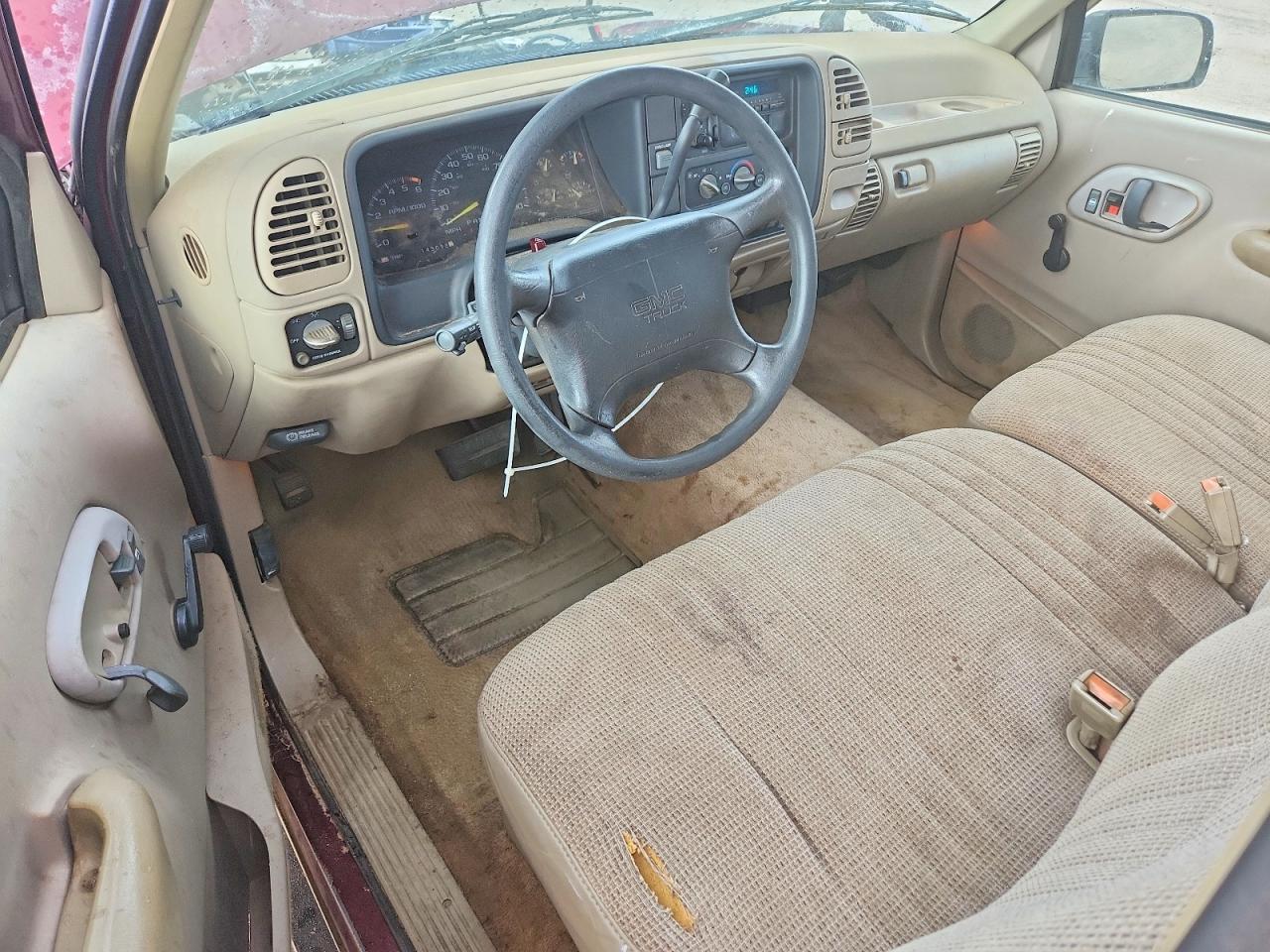1996 Gmc Sierra C1500 Burgundy vin: 2GTEC19MXT1557855