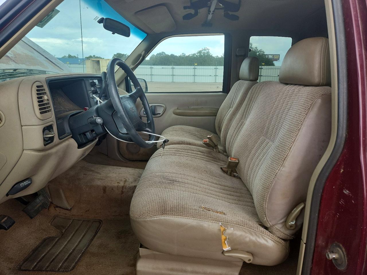 1996 Gmc Sierra C1500 Burgundy vin: 2GTEC19MXT1557855