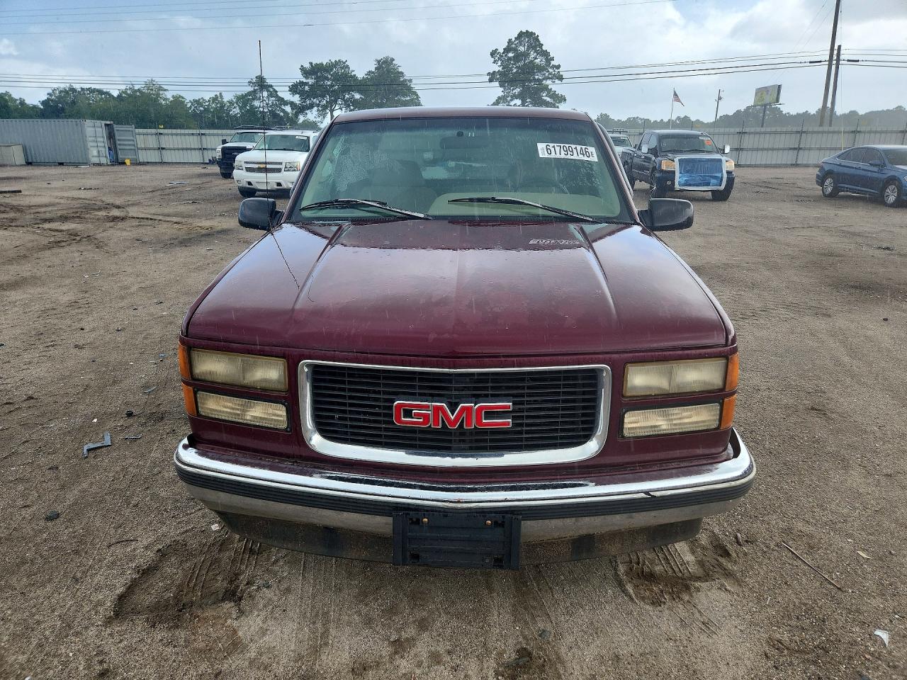 1996 Gmc Sierra C1500 Burgundy vin: 2GTEC19MXT1557855