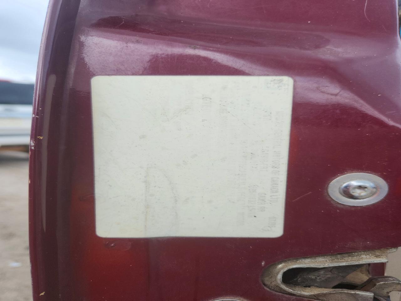 1996 Gmc Sierra C1500 Burgundy vin: 2GTEC19MXT1557855