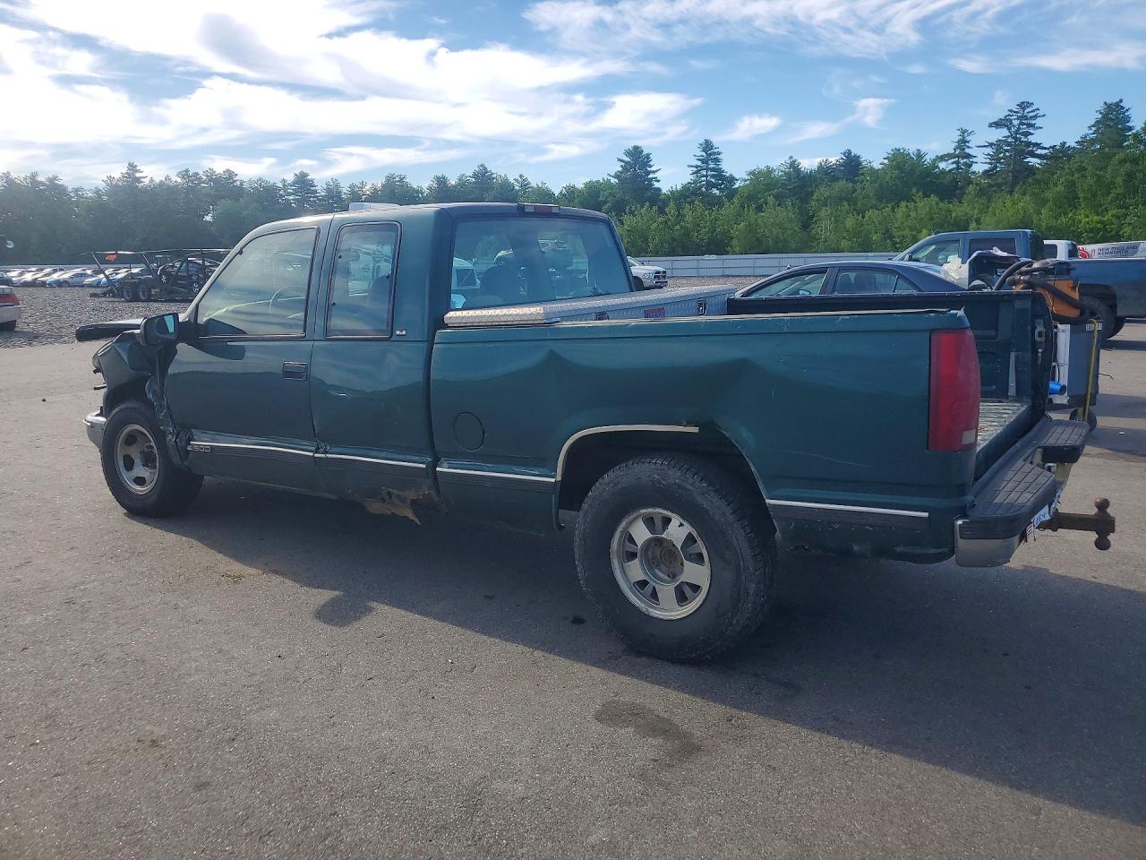 1998 Gmc Sierra C1500 Green vin: 2GTEC19MXW1503329