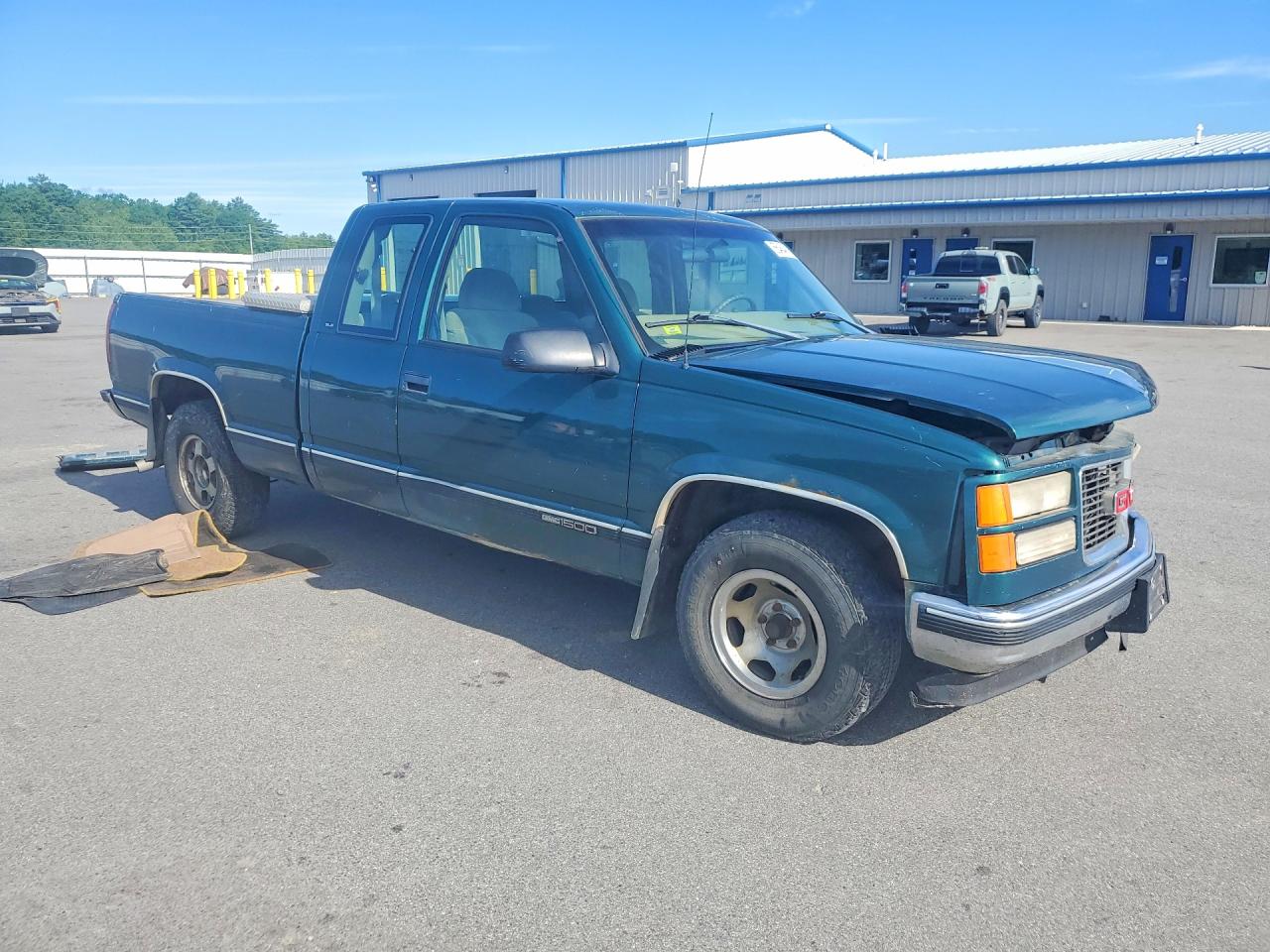 1998 Gmc Sierra C1500 Green vin: 2GTEC19MXW1503329