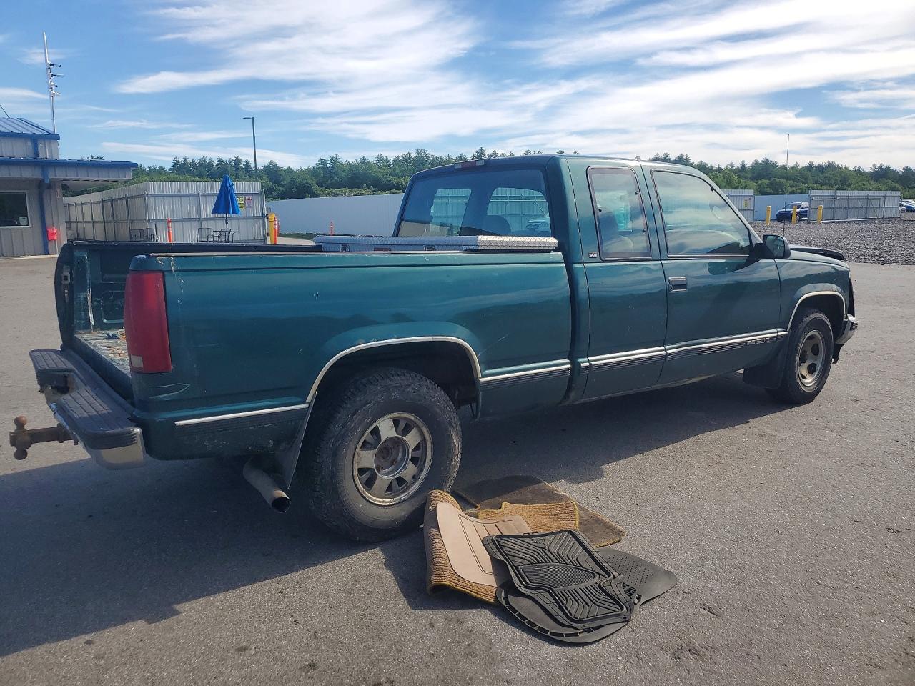 1998 Gmc Sierra C1500 Green vin: 2GTEC19MXW1503329