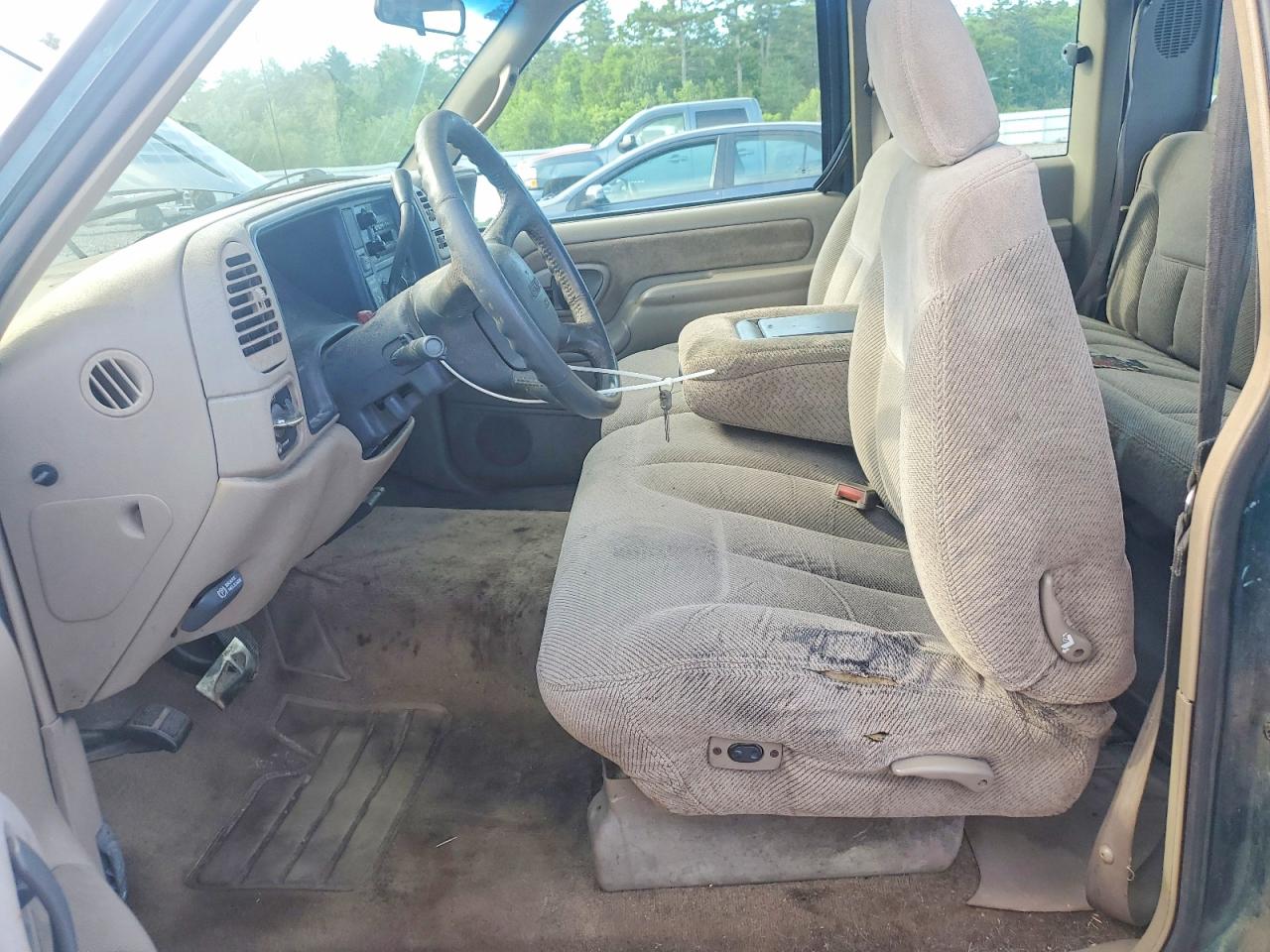 1998 Gmc Sierra C1500 Green vin: 2GTEC19MXW1503329