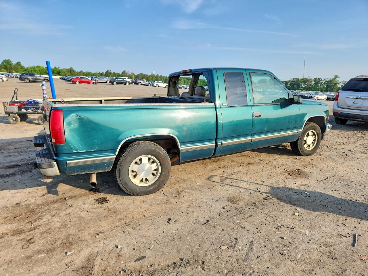 1996 Gmc Sierra C1500 Green vin: 2GTEC19R1T1531916
