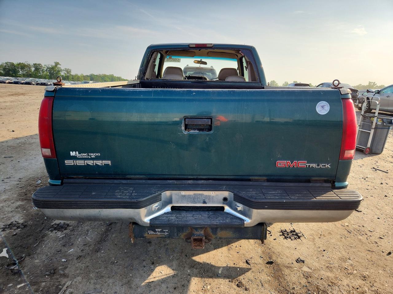 1996 Gmc Sierra C1500 Green vin: 2GTEC19R1T1531916