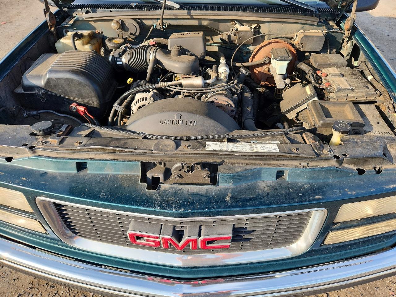 1996 Gmc Sierra C1500 Green vin: 2GTEC19R1T1531916