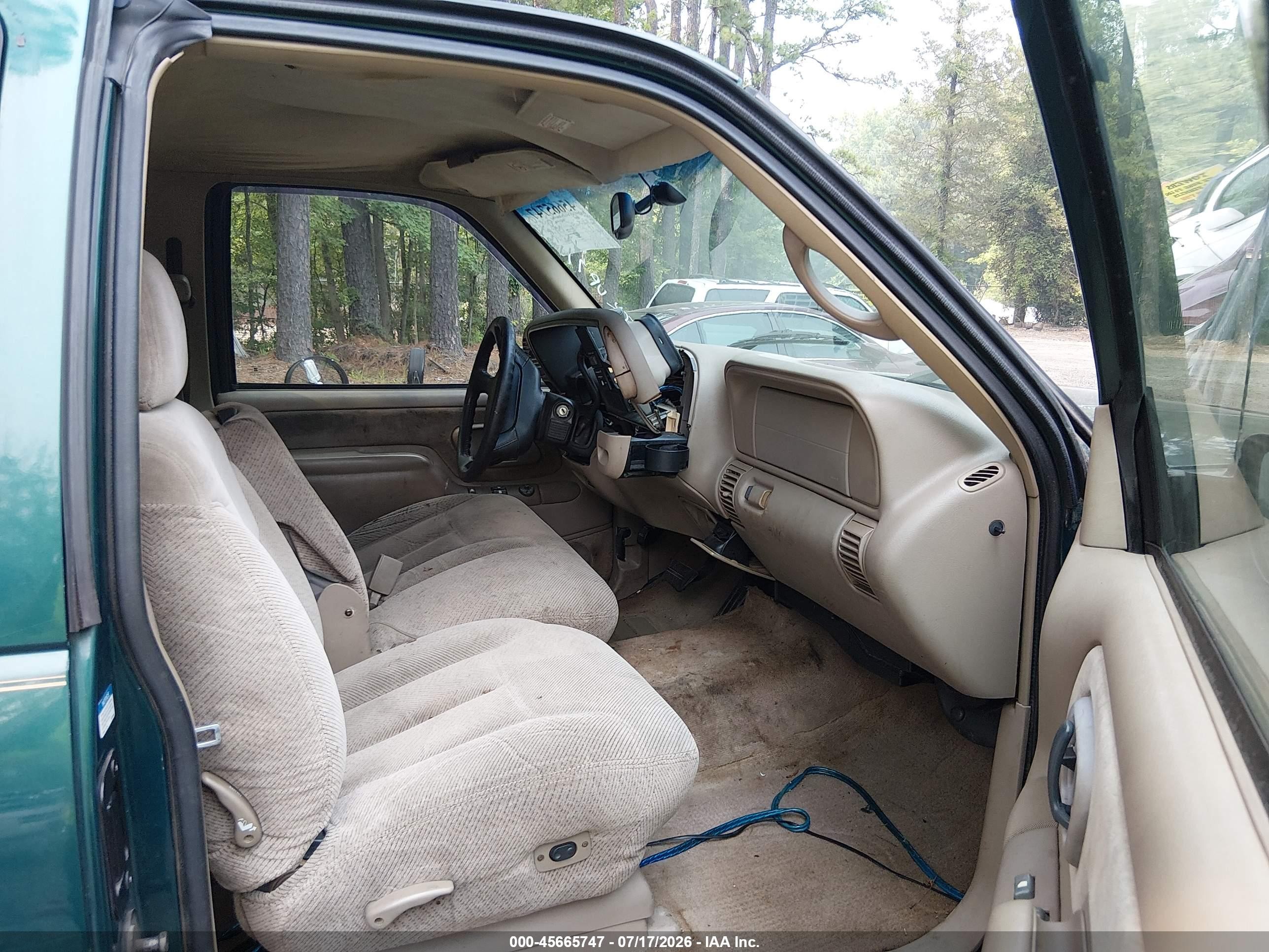 1997 Gmc Sierra 1500 Sl Wideside Зеленый vin: 2GTEC19R2V1544094
