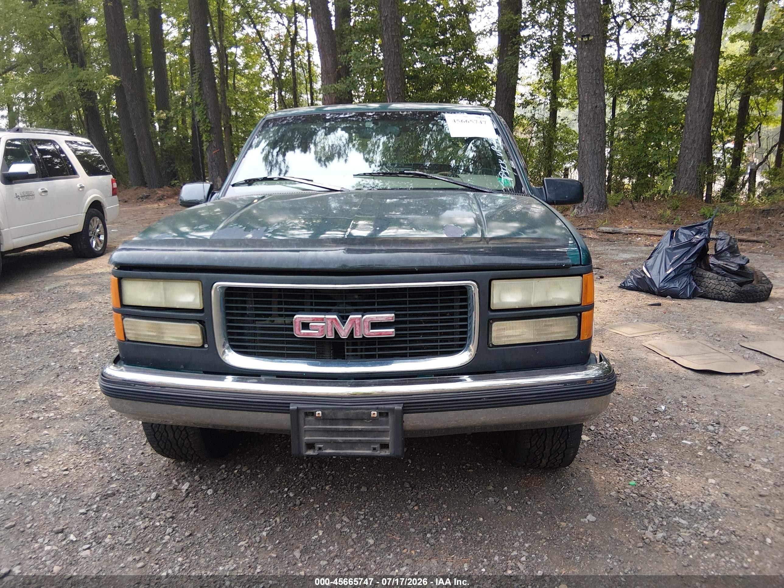1997 Gmc Sierra 1500 Sl Wideside Зеленый vin: 2GTEC19R2V1544094