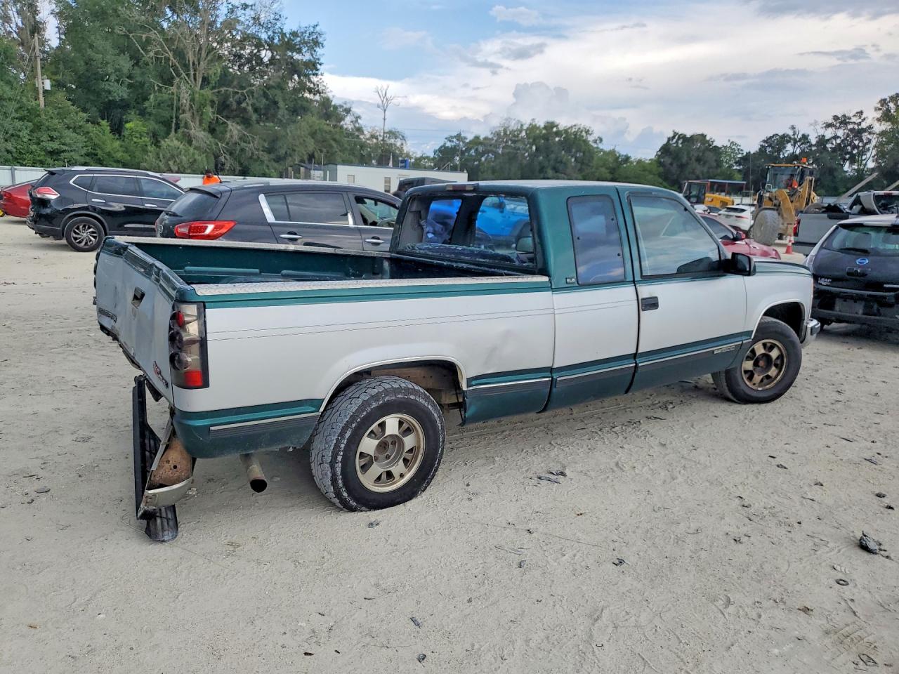 1996 Gmc Sierra C1500 Green vin: 2GTEC19R4T1501616