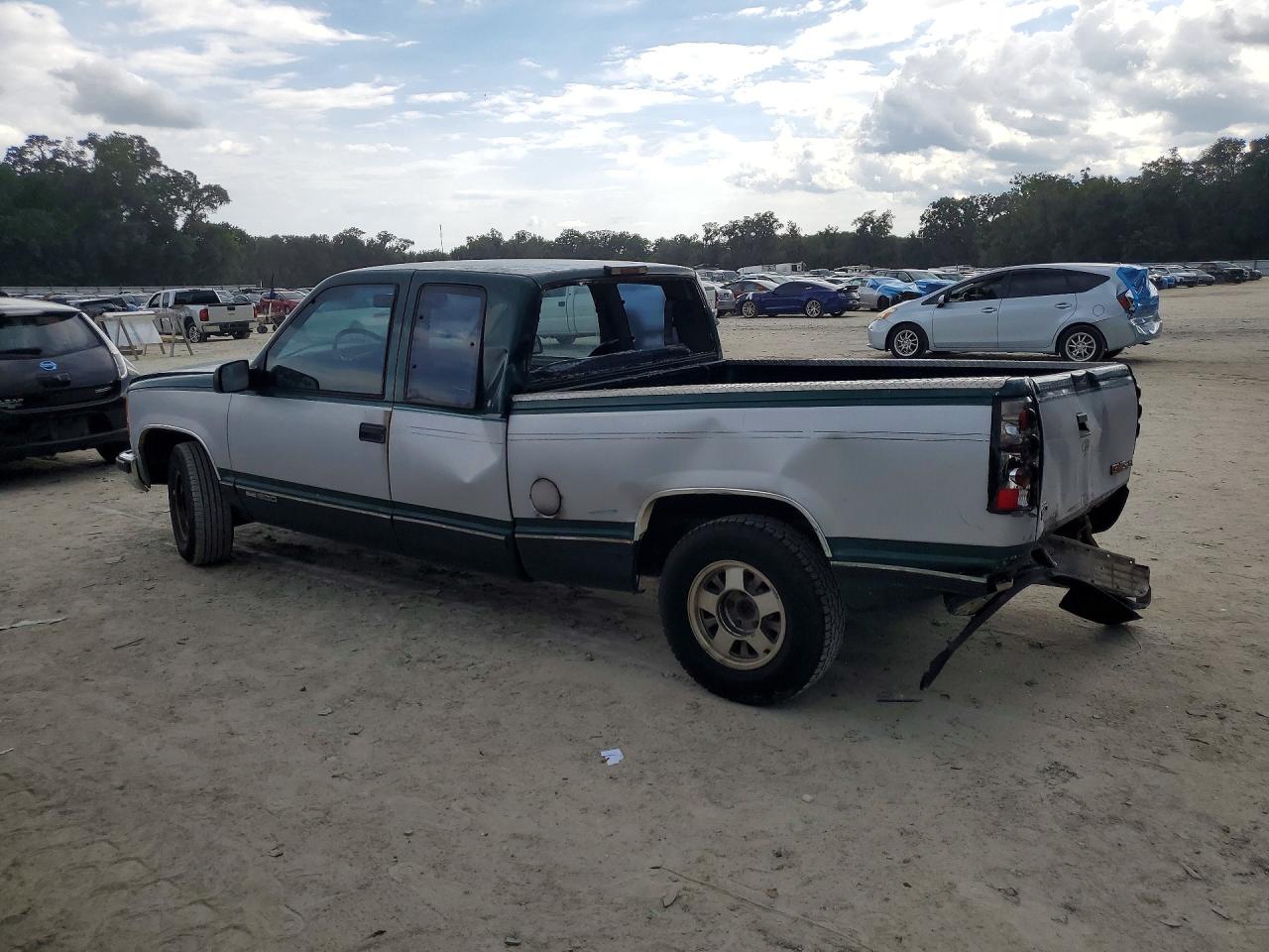 1996 Gmc Sierra C1500 Green vin: 2GTEC19R4T1501616