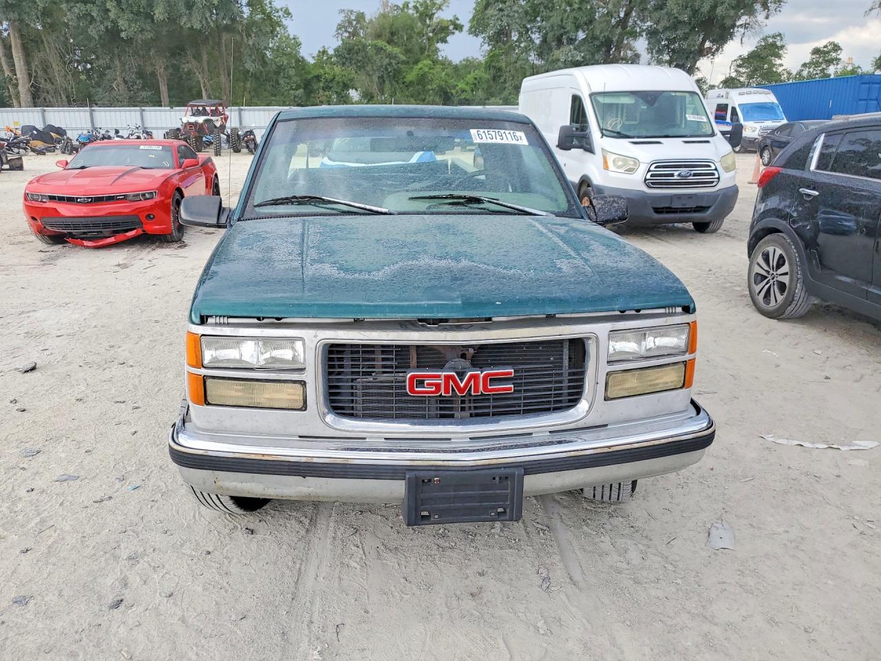 1996 Gmc Sierra C1500 Green vin: 2GTEC19R4T1501616