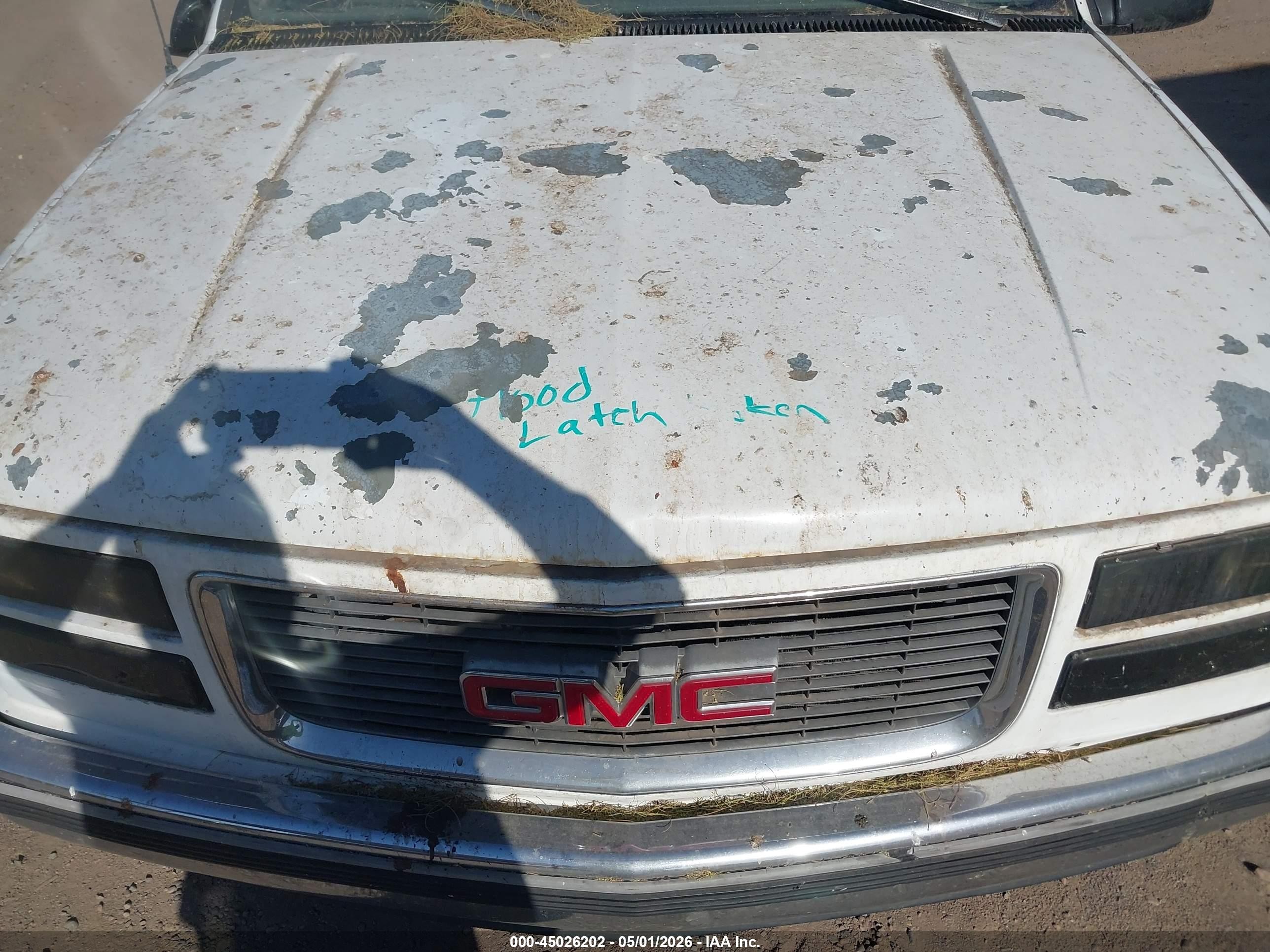 1997 Gmc Sierra 1500 Sl Wideside White vin: 2GTEC19R4V1538216
