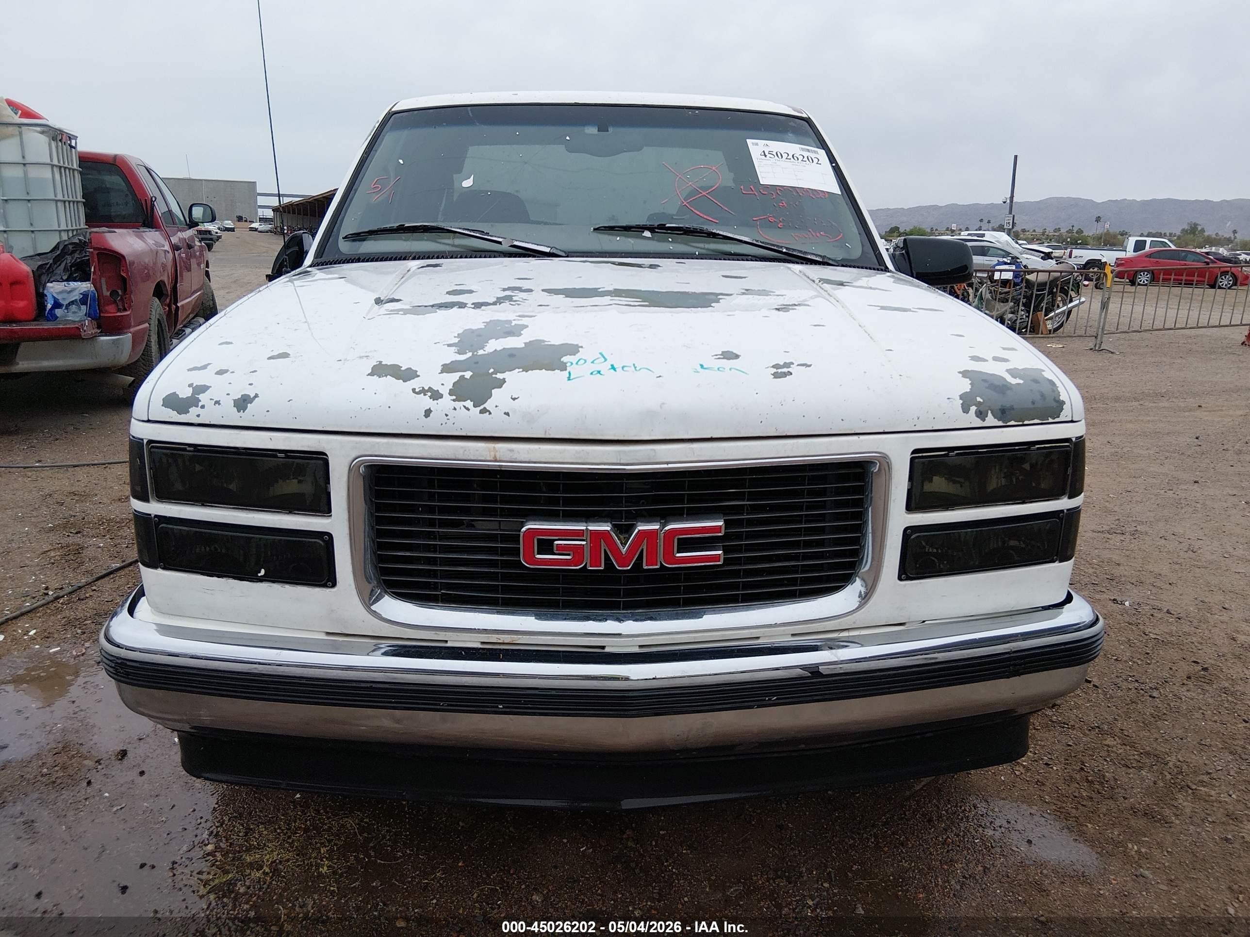 1997 Gmc Sierra 1500 Sl Wideside White vin: 2GTEC19R4V1538216
