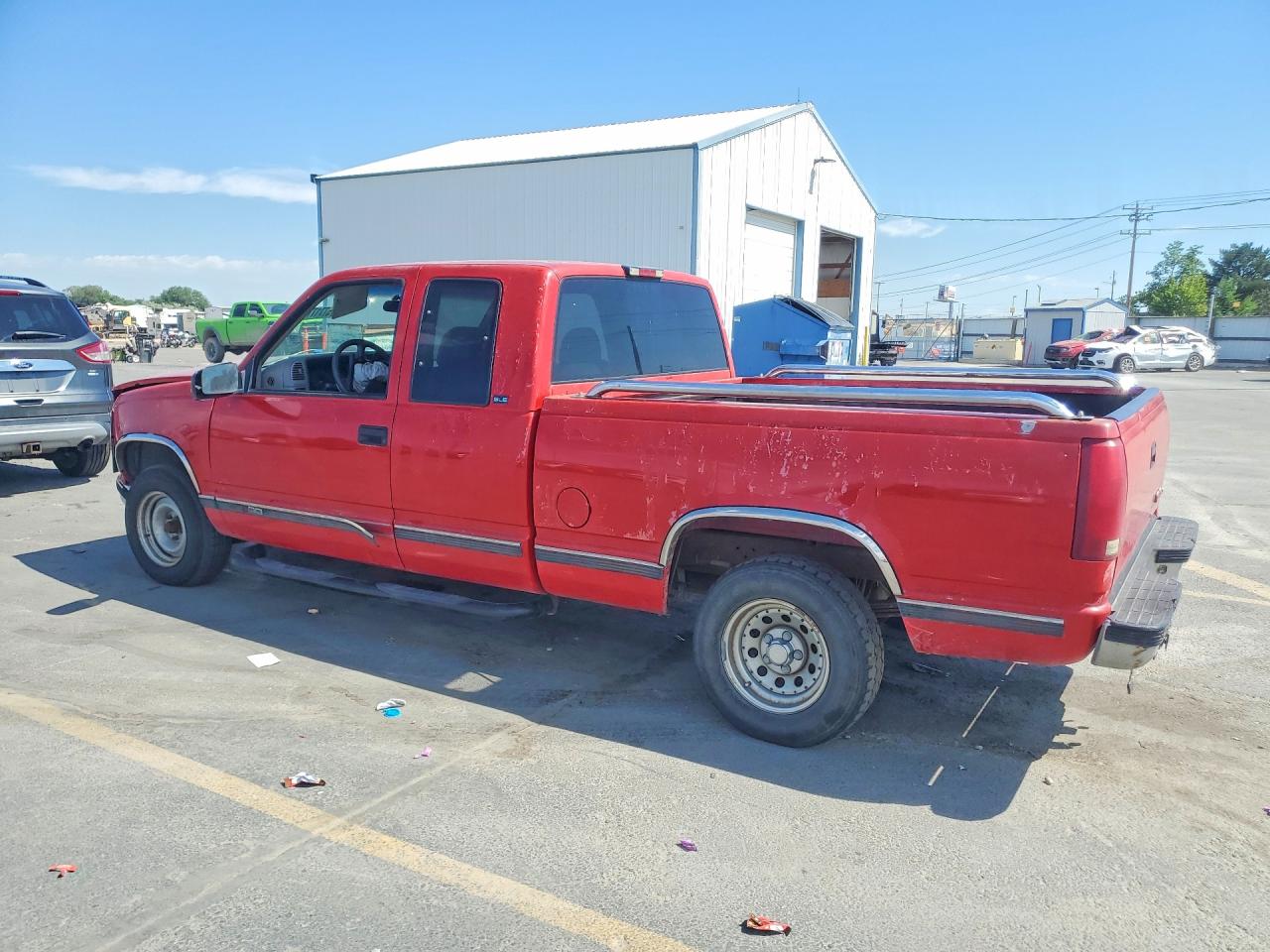 1996 Gmc Sierra C1500 Red vin: 2GTEC19R6T1545598