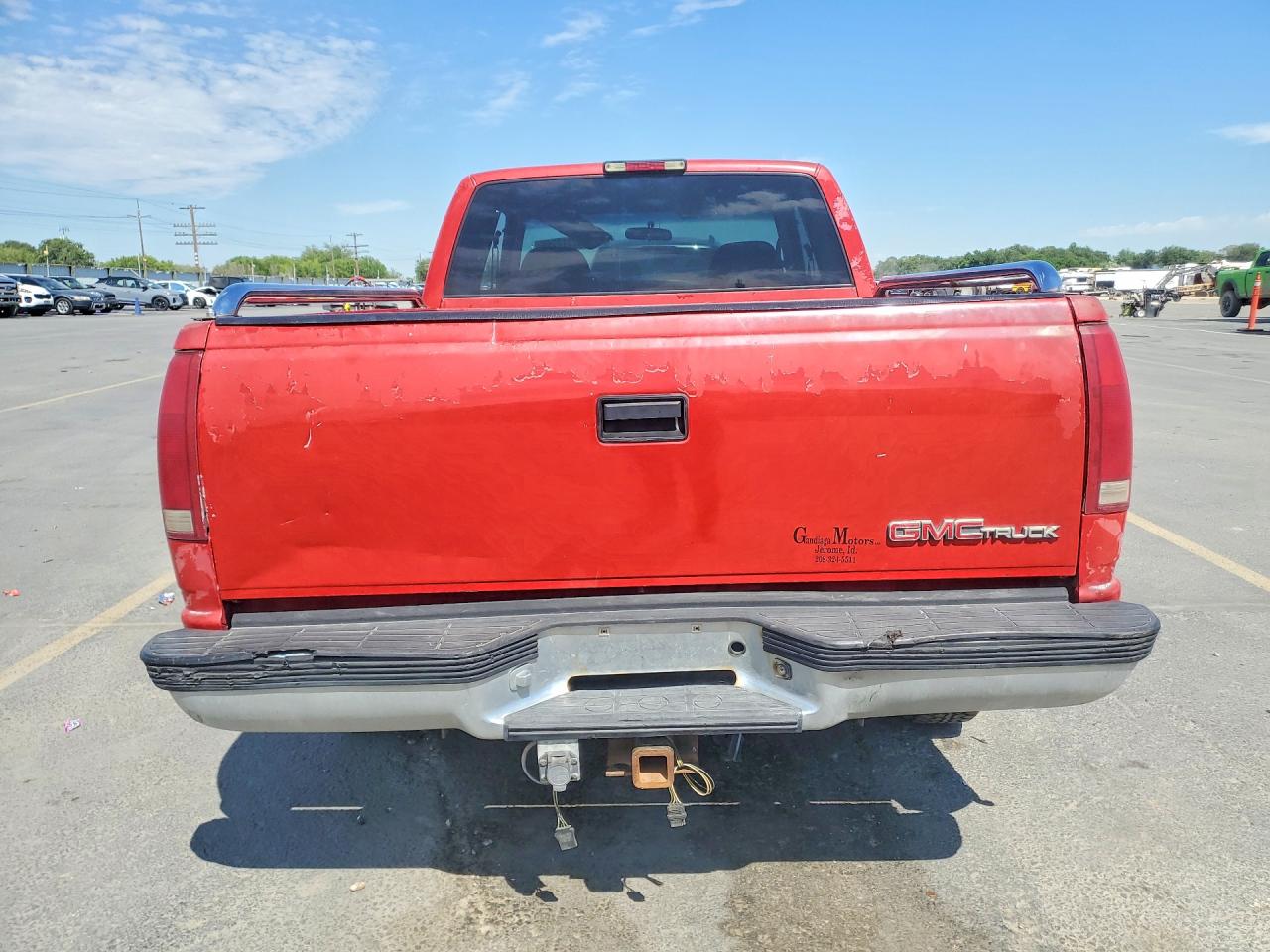 1996 Gmc Sierra C1500 Red vin: 2GTEC19R6T1545598