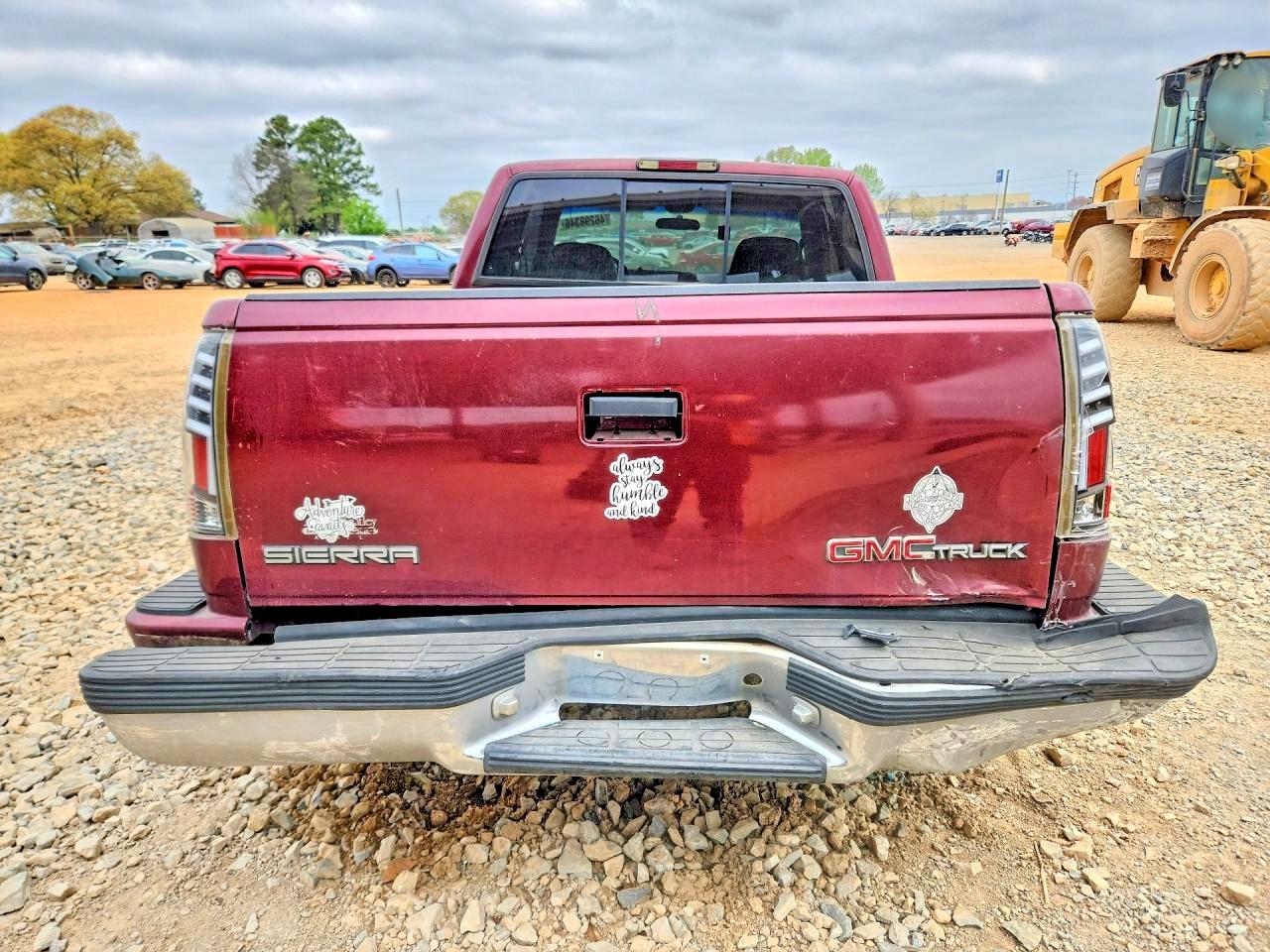 1997 Gmc Sierra C1500 Red vin: 2GTEC19R8V1545444