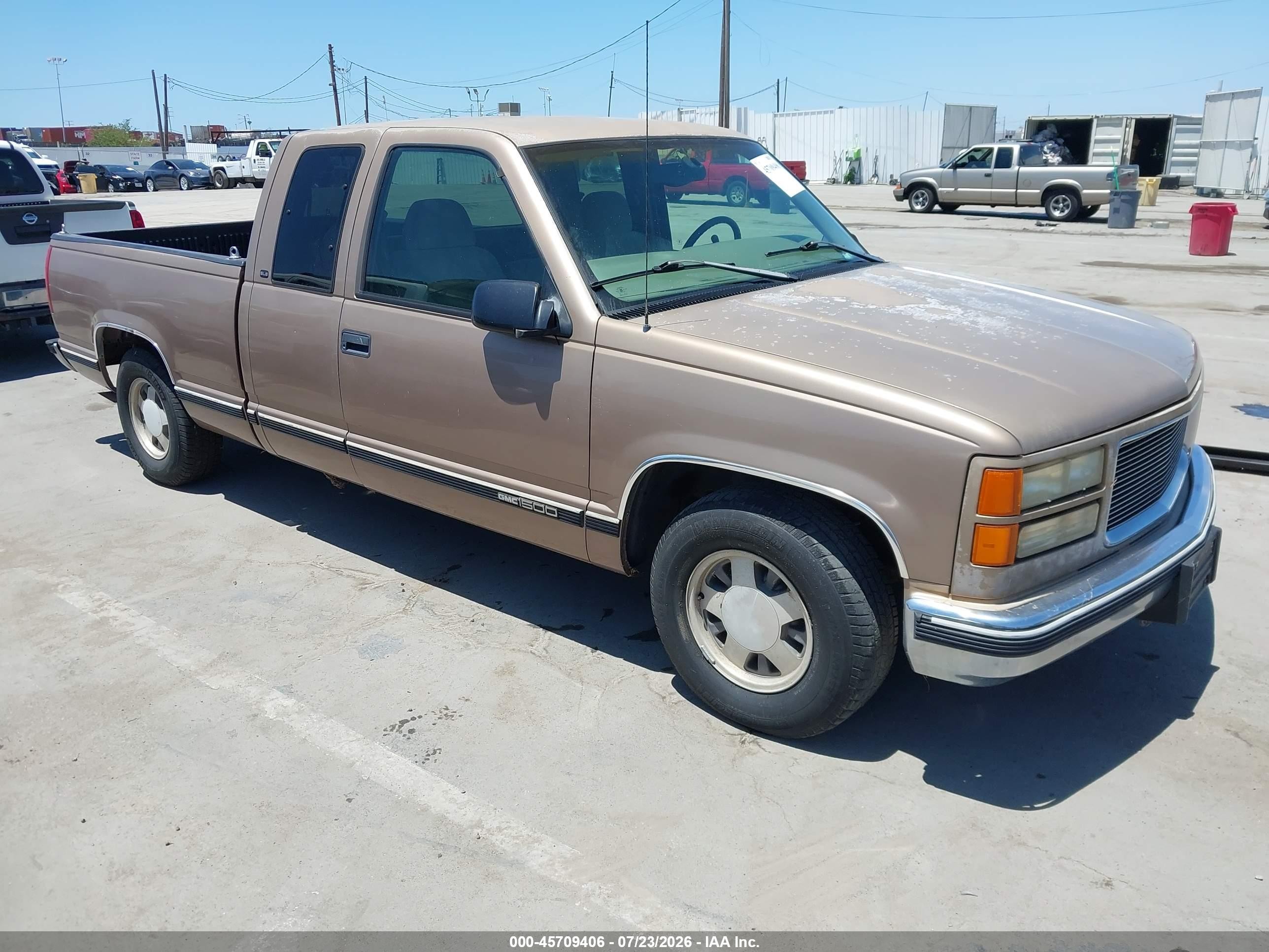 1997 Gmc Sierra 1500 Sl Wideside Бежевый vin: 2GTEC19R8V1553088