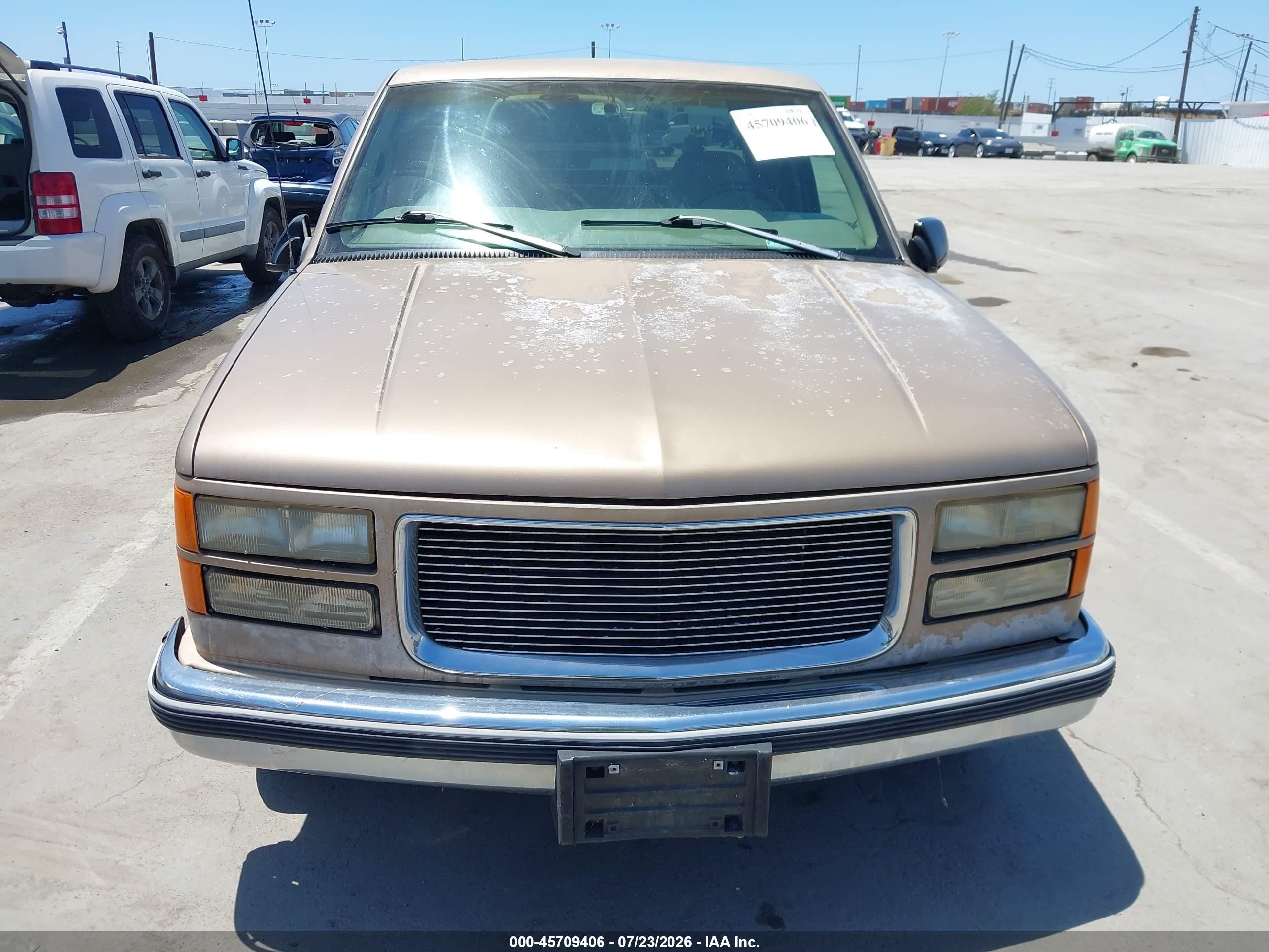 1997 Gmc Sierra 1500 Sl Wideside Бежевый vin: 2GTEC19R8V1553088