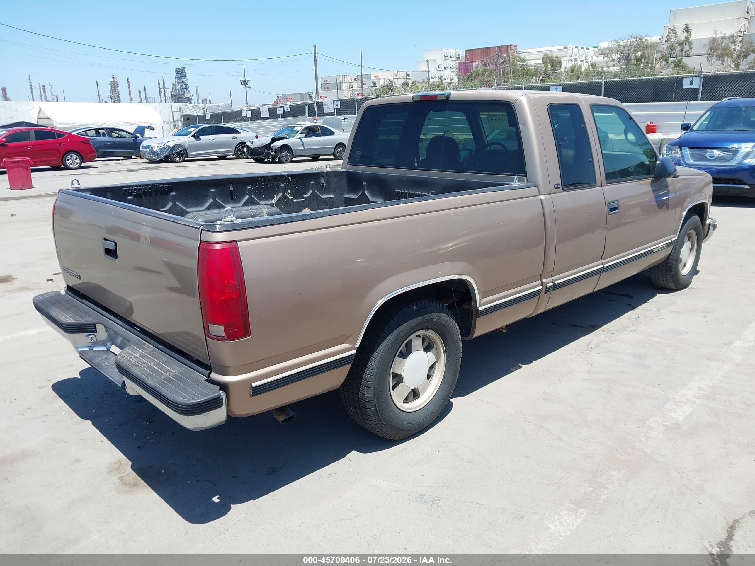 1997 Gmc Sierra 1500 Sl Wideside Бежевый vin: 2GTEC19R8V1553088