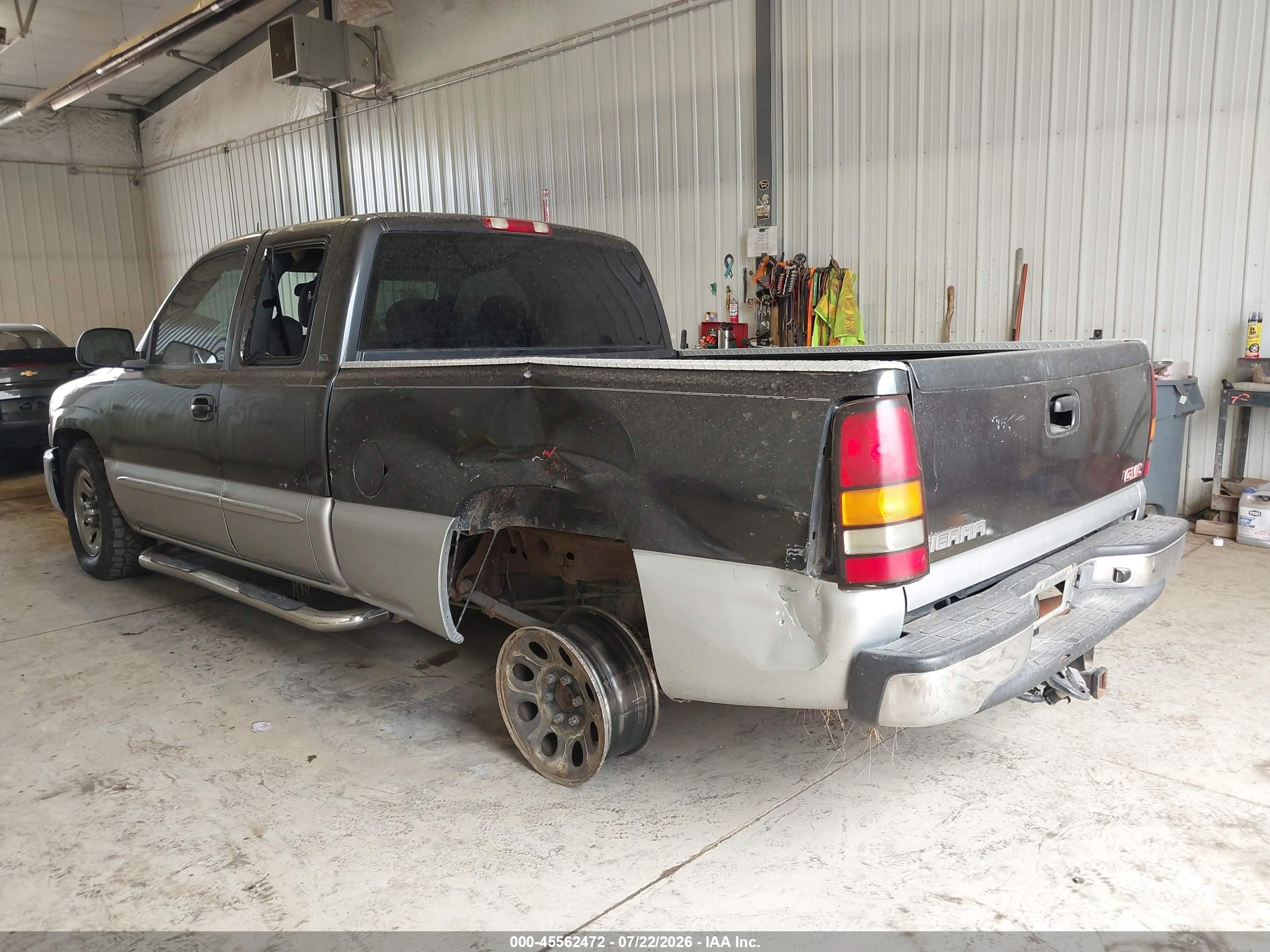 2004 Gmc Sierra 1500 Sle Черный vin: 2GTEC19T041182261