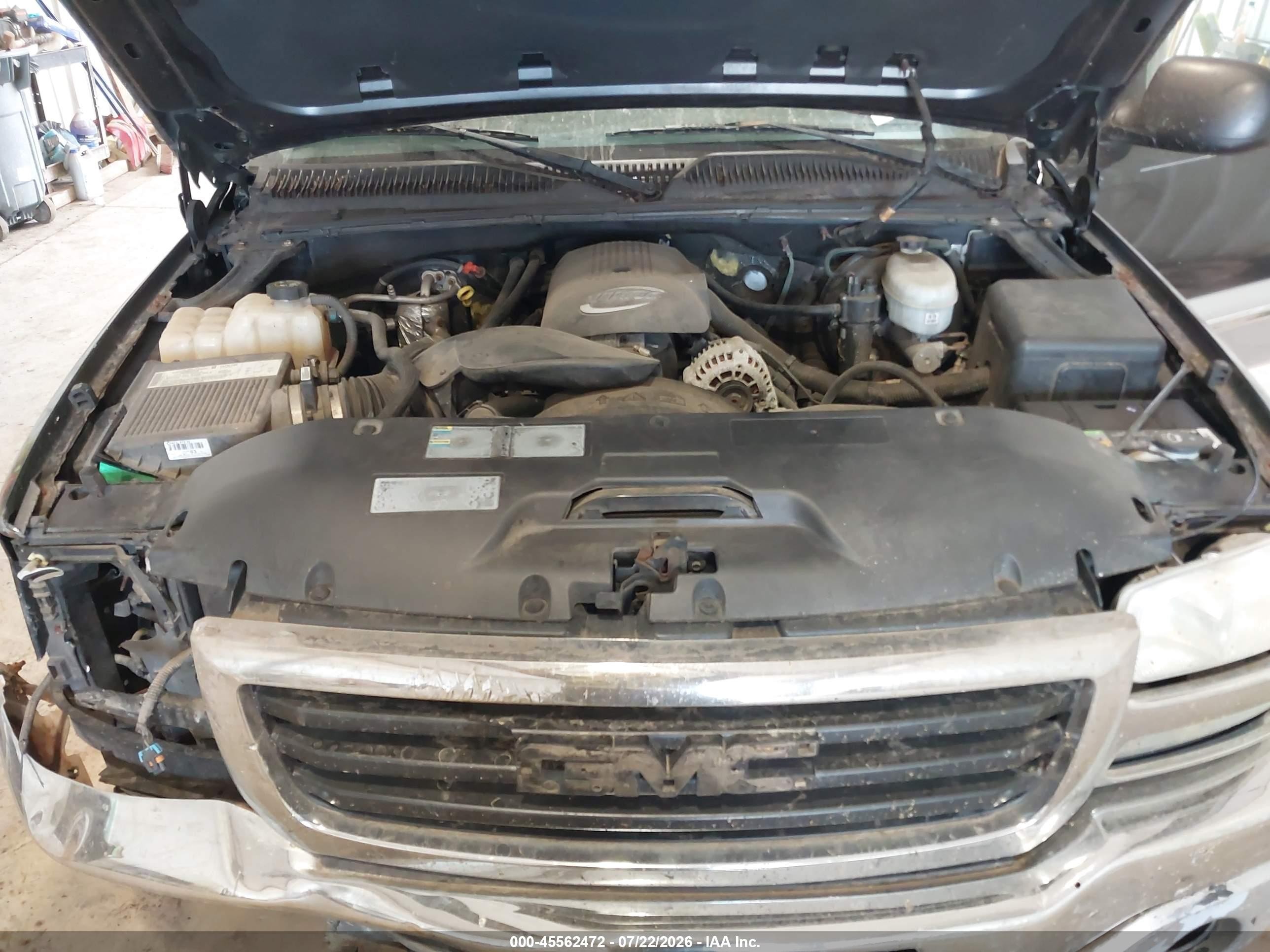 2004 Gmc Sierra 1500 Sle Черный vin: 2GTEC19T041182261