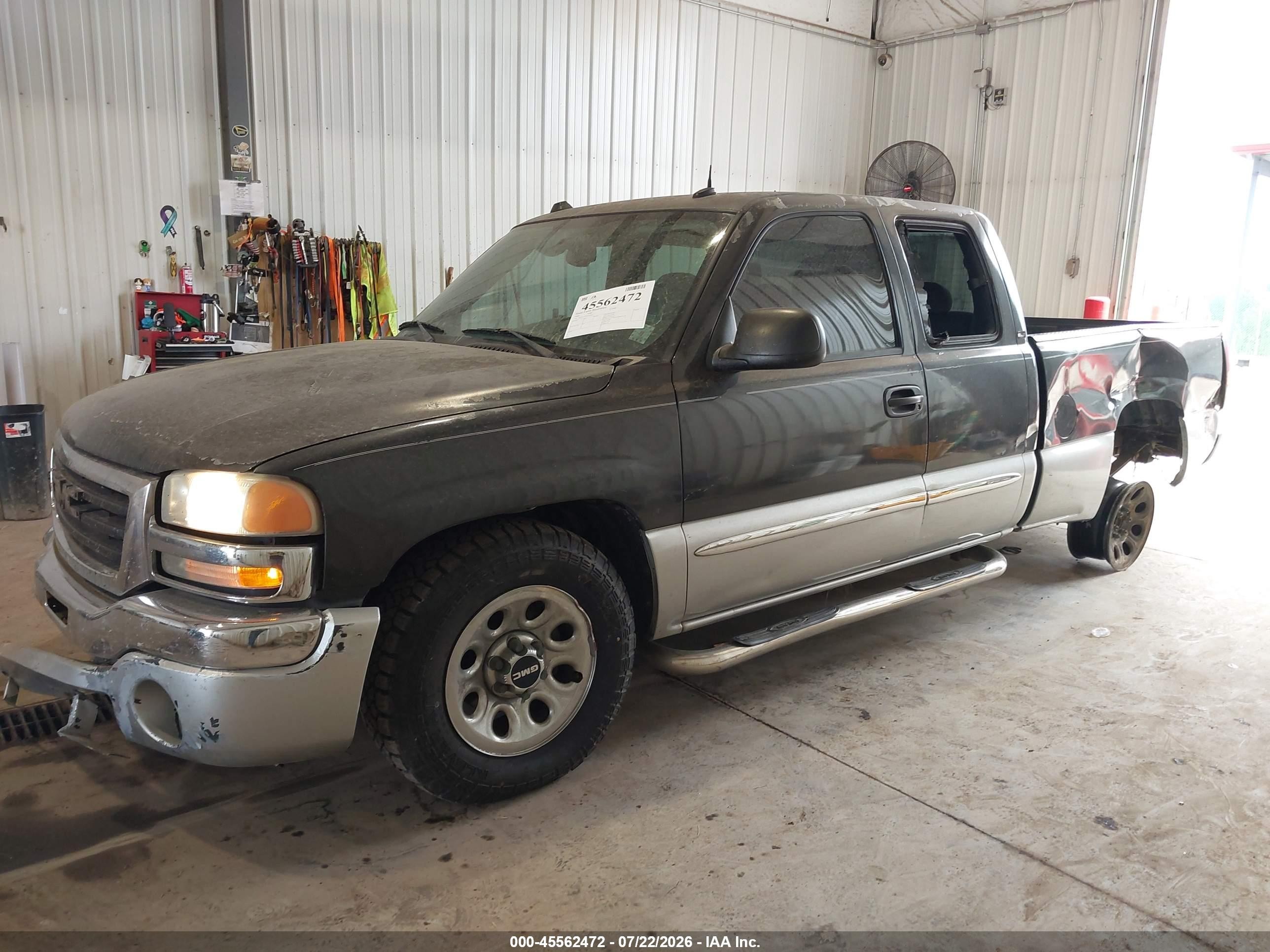 2004 Gmc Sierra 1500 Sle Черный vin: 2GTEC19T041182261