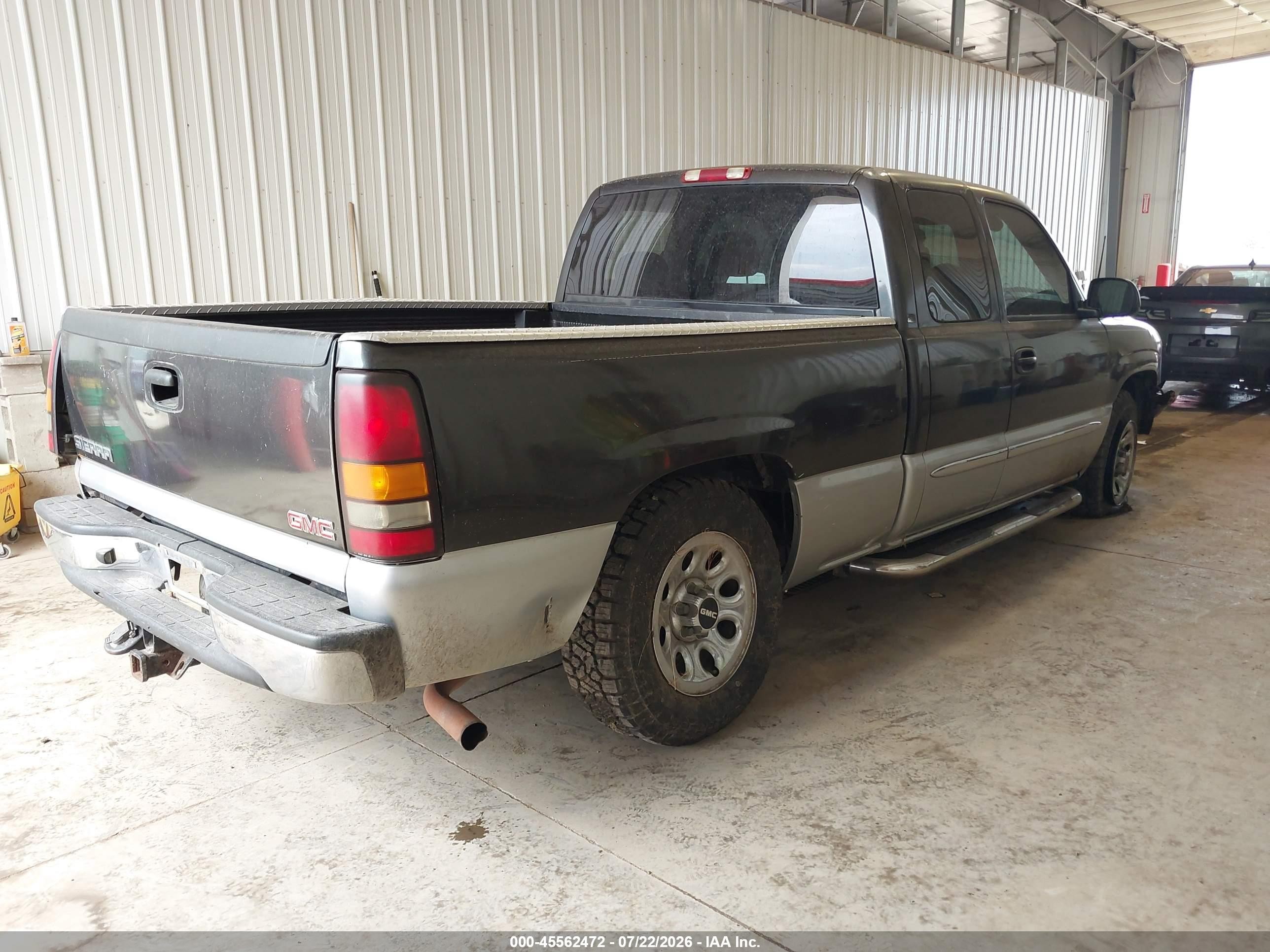 2004 Gmc Sierra 1500 Sle Черный vin: 2GTEC19T041182261