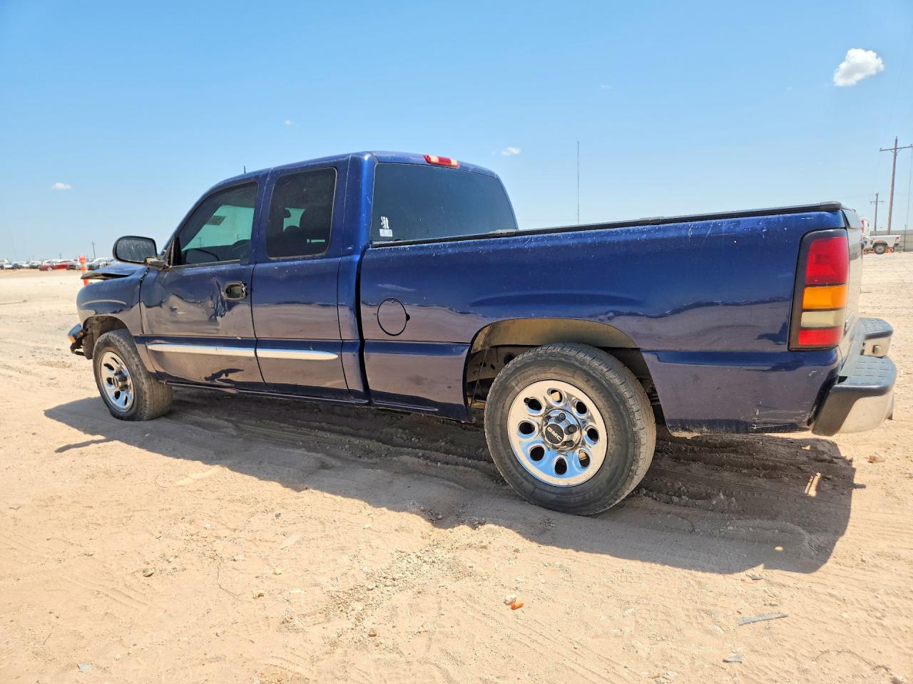 2004 Gmc New Sierra C1500 Blue vin: 2GTEC19T141377155
