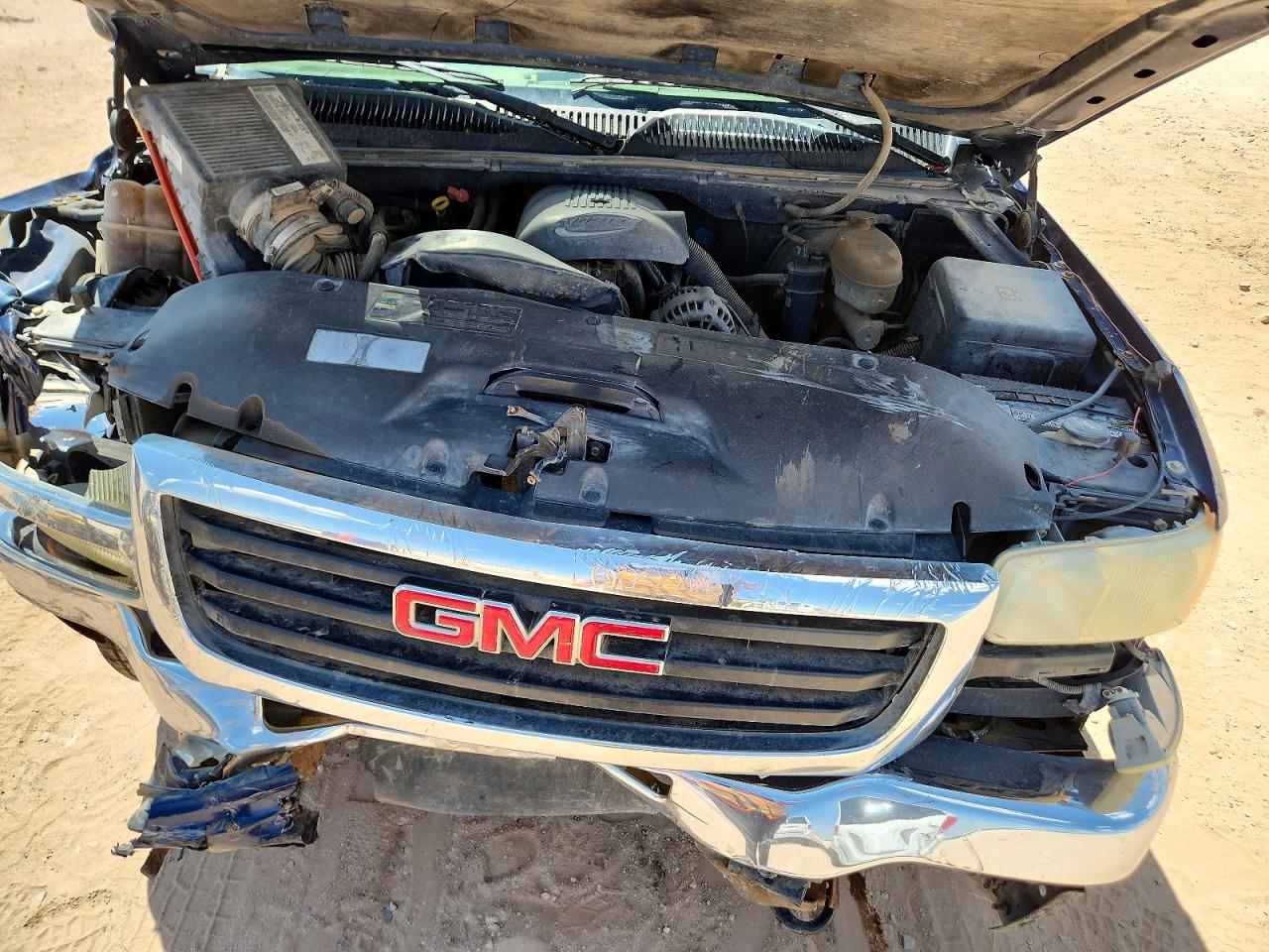 2004 Gmc New Sierra C1500 Blue vin: 2GTEC19T141377155
