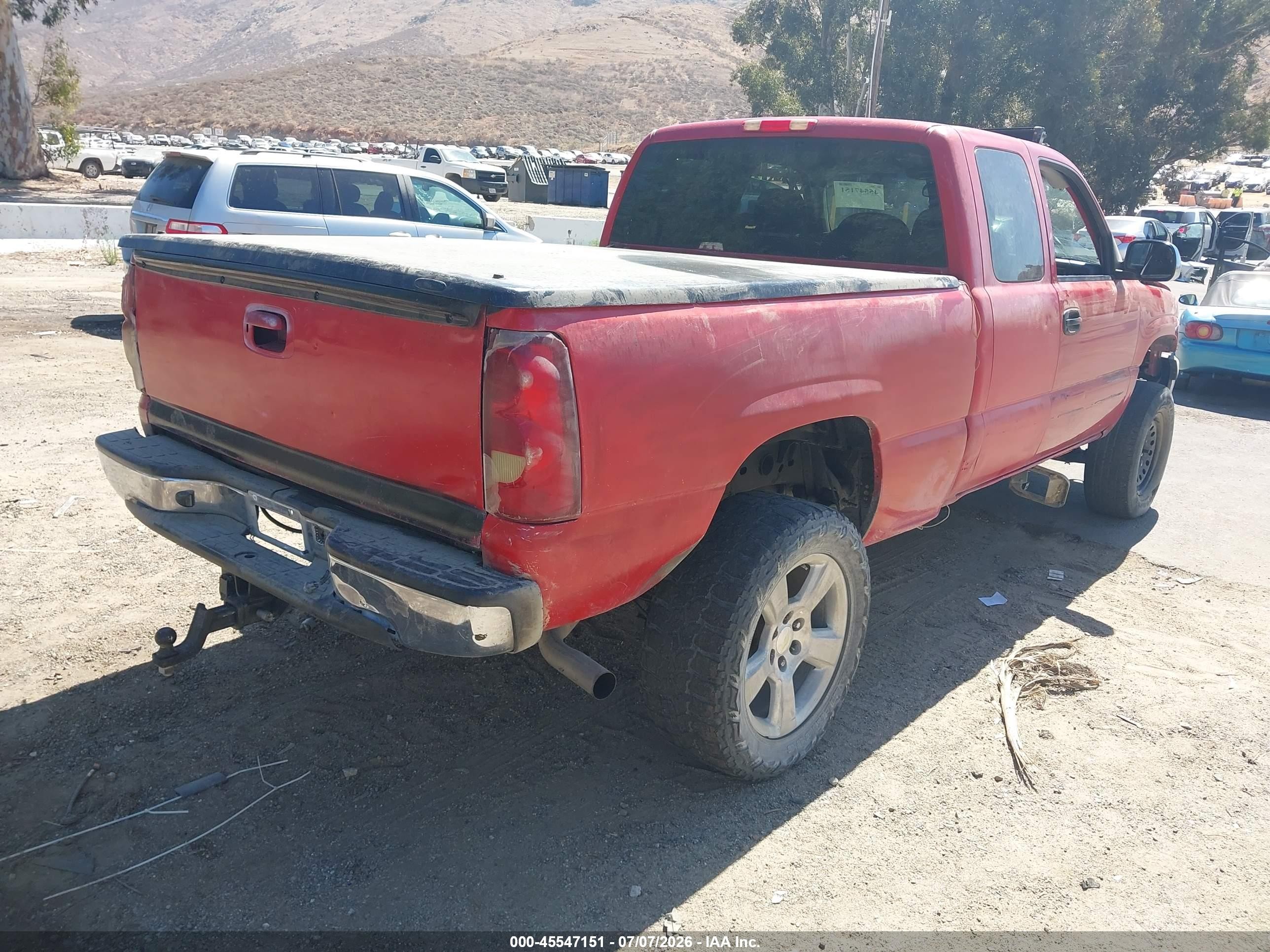 2005 Gmc Sierra 1500 Sle Red vin: 2GTEC19T151214359