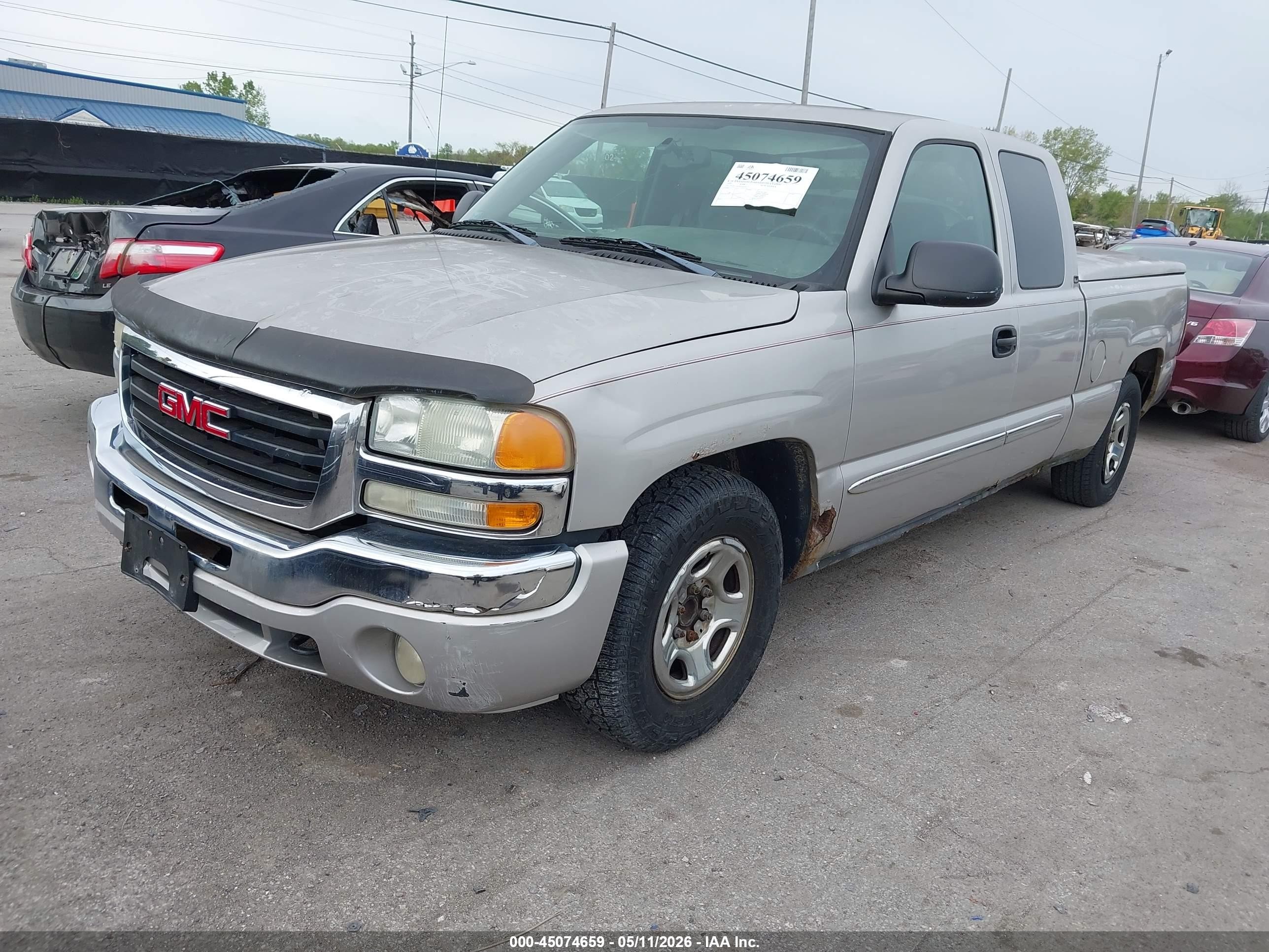 2004 Gmc Sierra 1500 Sle Champagne vin: 2GTEC19T241242539