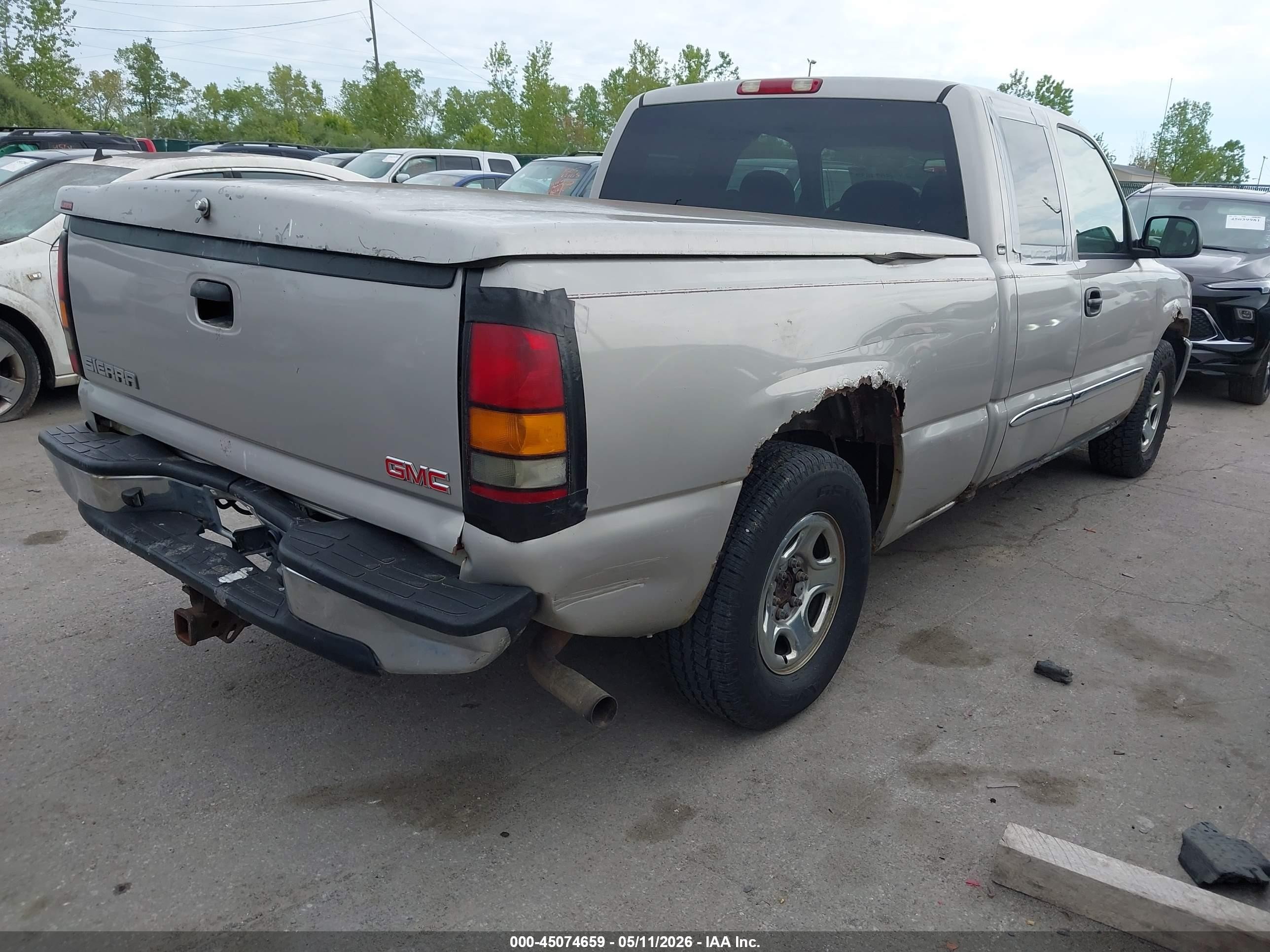 2004 Gmc Sierra 1500 Sle Champagne vin: 2GTEC19T241242539