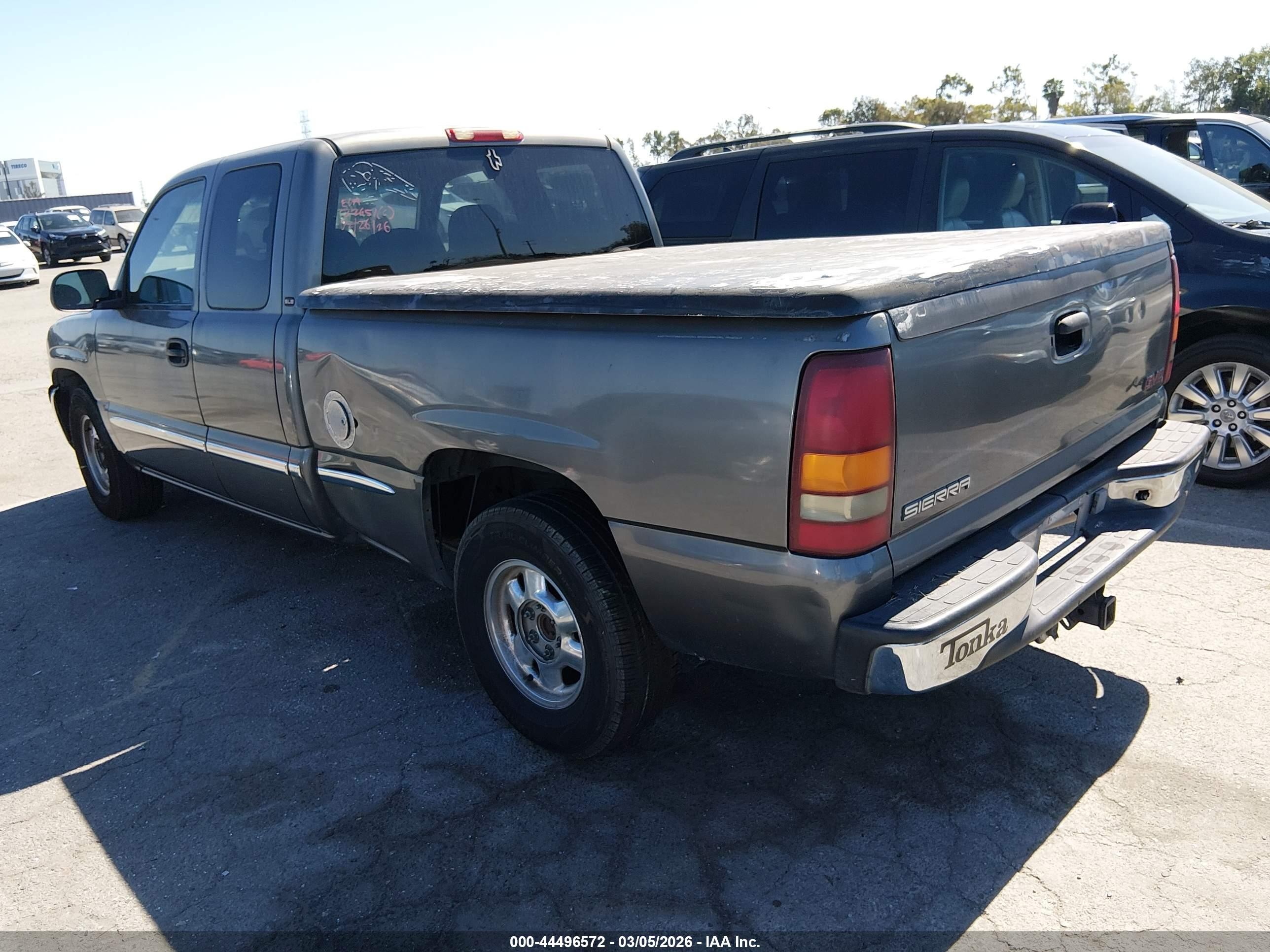 2000 Gmc Sierra 1500 Sle Gray vin: 2GTEC19T2Y1305581
