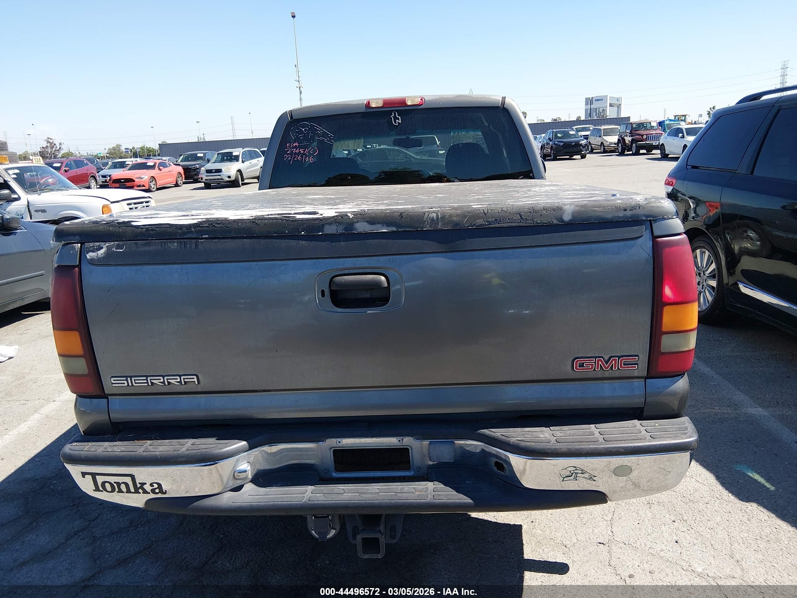 2000 Gmc Sierra 1500 Sle Gray vin: 2GTEC19T2Y1305581
