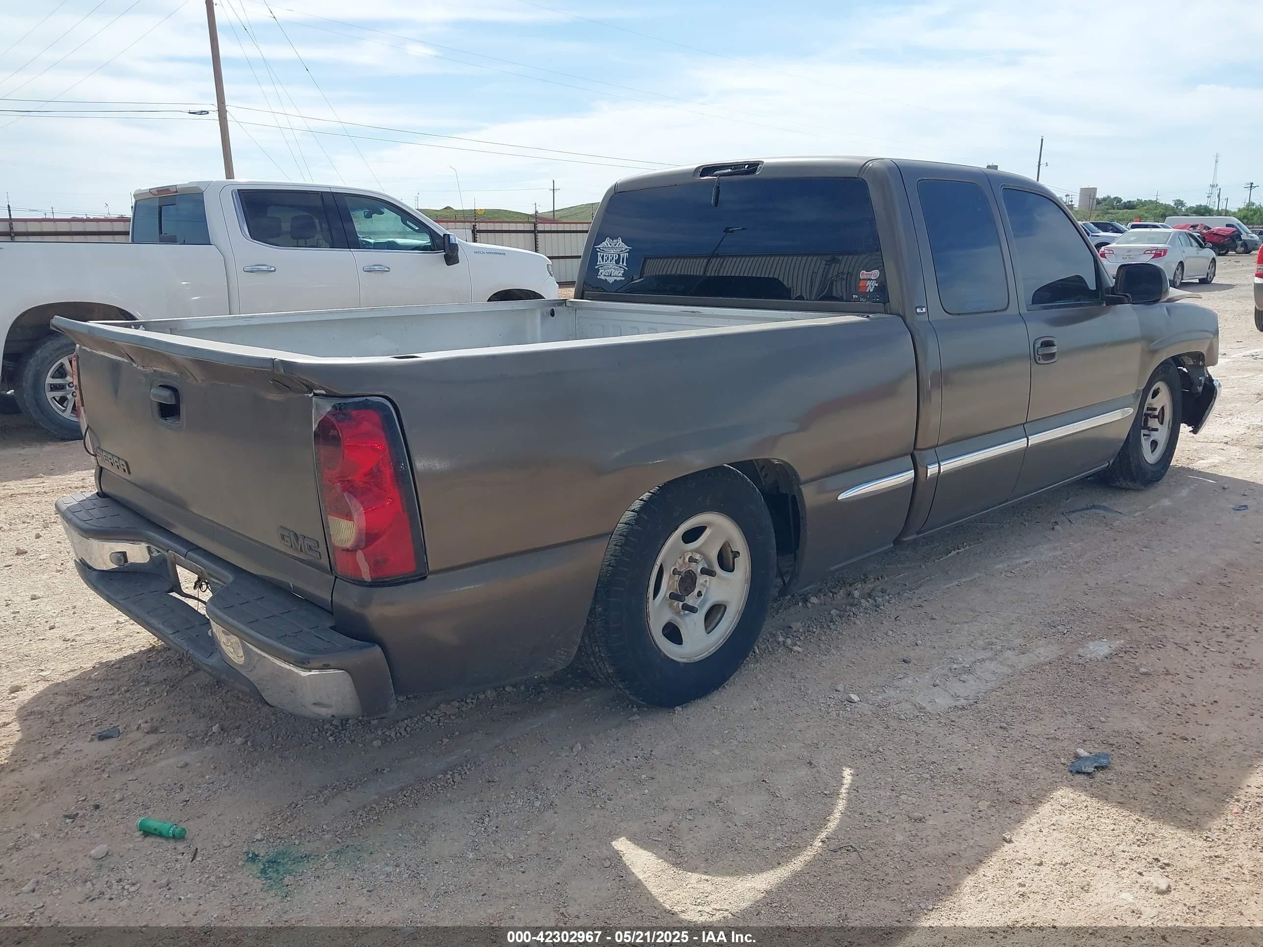 2002 Gmc Sierra 1500 Sle Brown vin: 2GTEC19T321146559