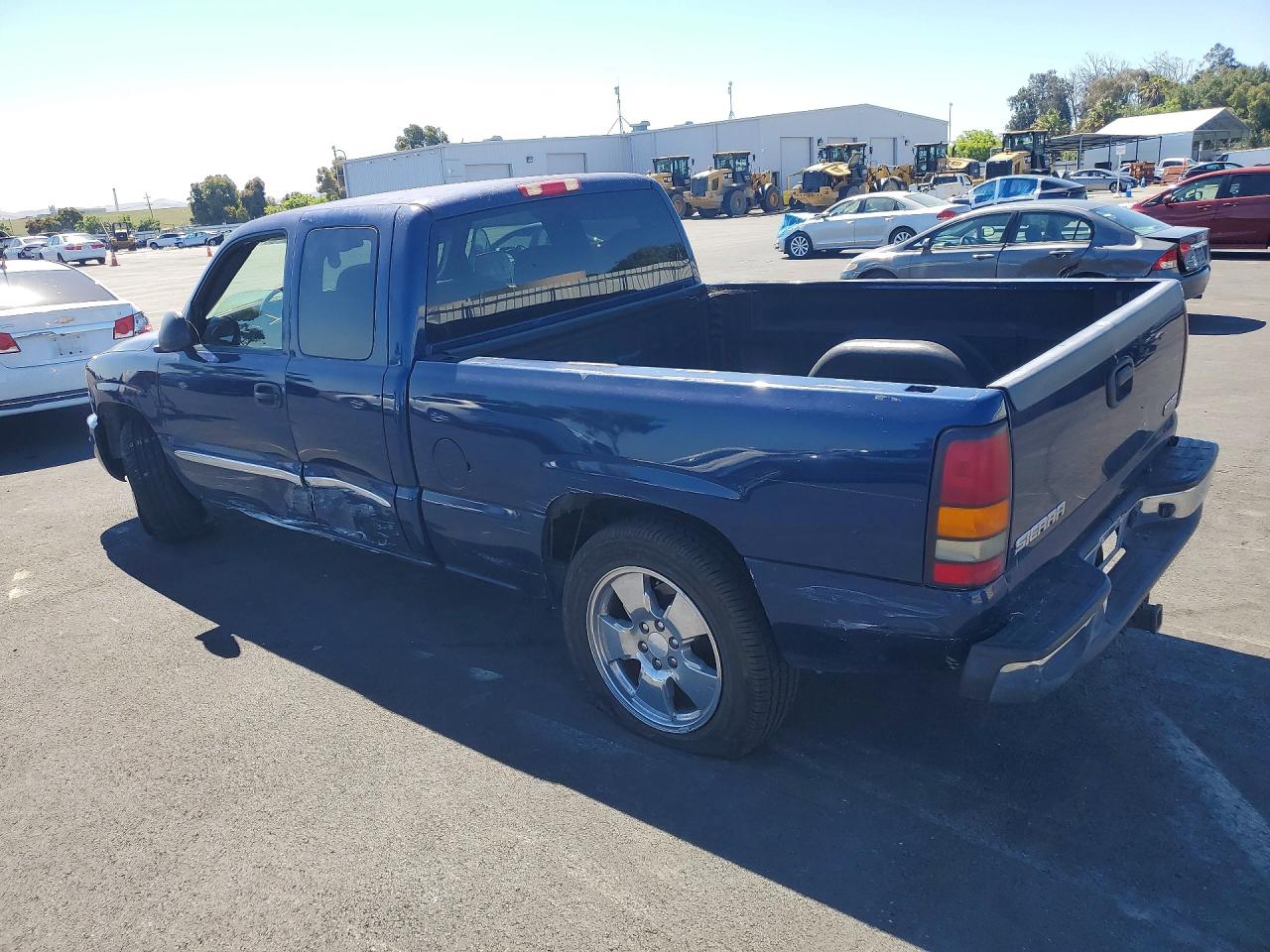 2004 Gmc New Sierra C1500 Blue vin: 2GTEC19T341383572