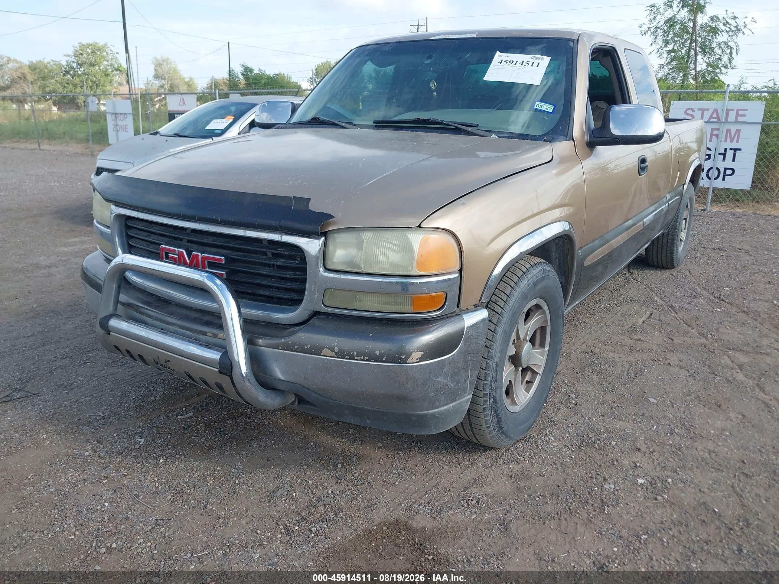 2001 Gmc Sierra 1500 Sle Gold vin: 2GTEC19T411211630