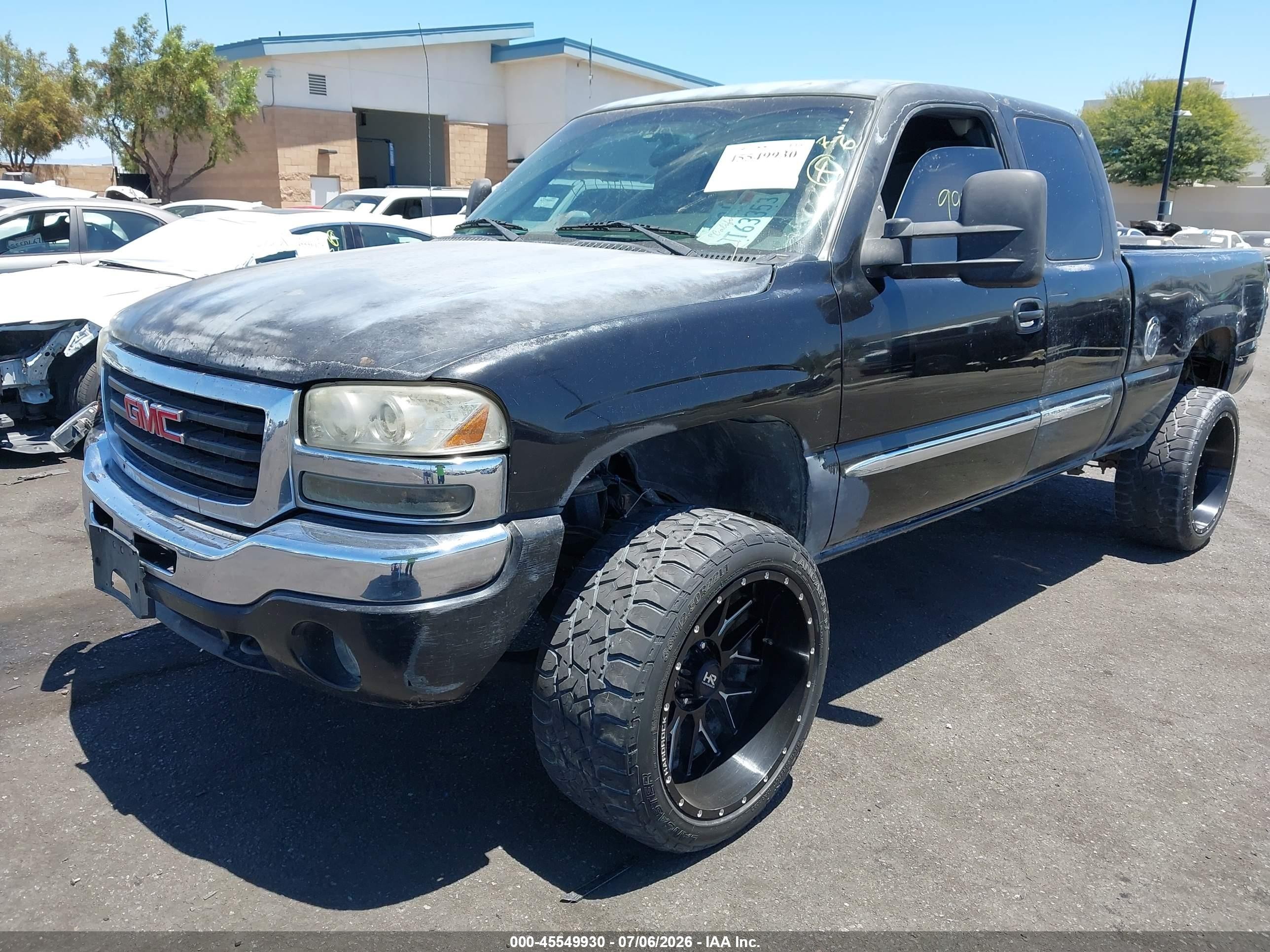 2003 Gmc Sierra 1500 Sle Черный vin: 2GTEC19T431250883