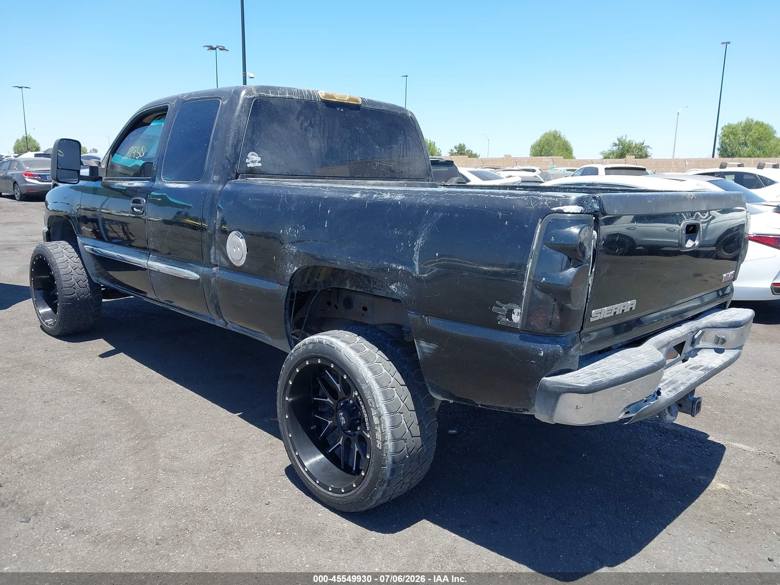 2003 Gmc Sierra 1500 Sle Черный vin: 2GTEC19T431250883