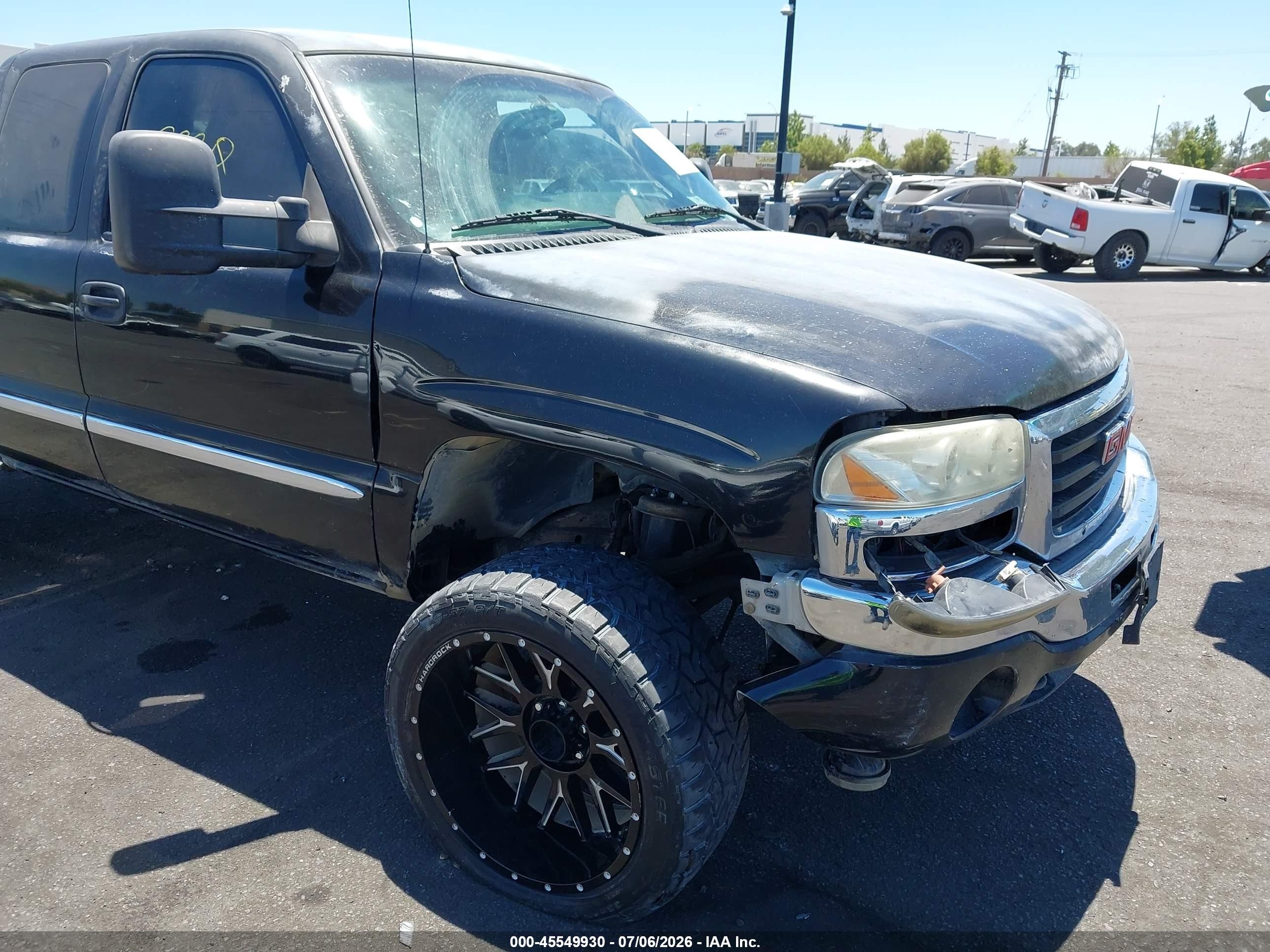 2003 Gmc Sierra 1500 Sle Черный vin: 2GTEC19T431250883