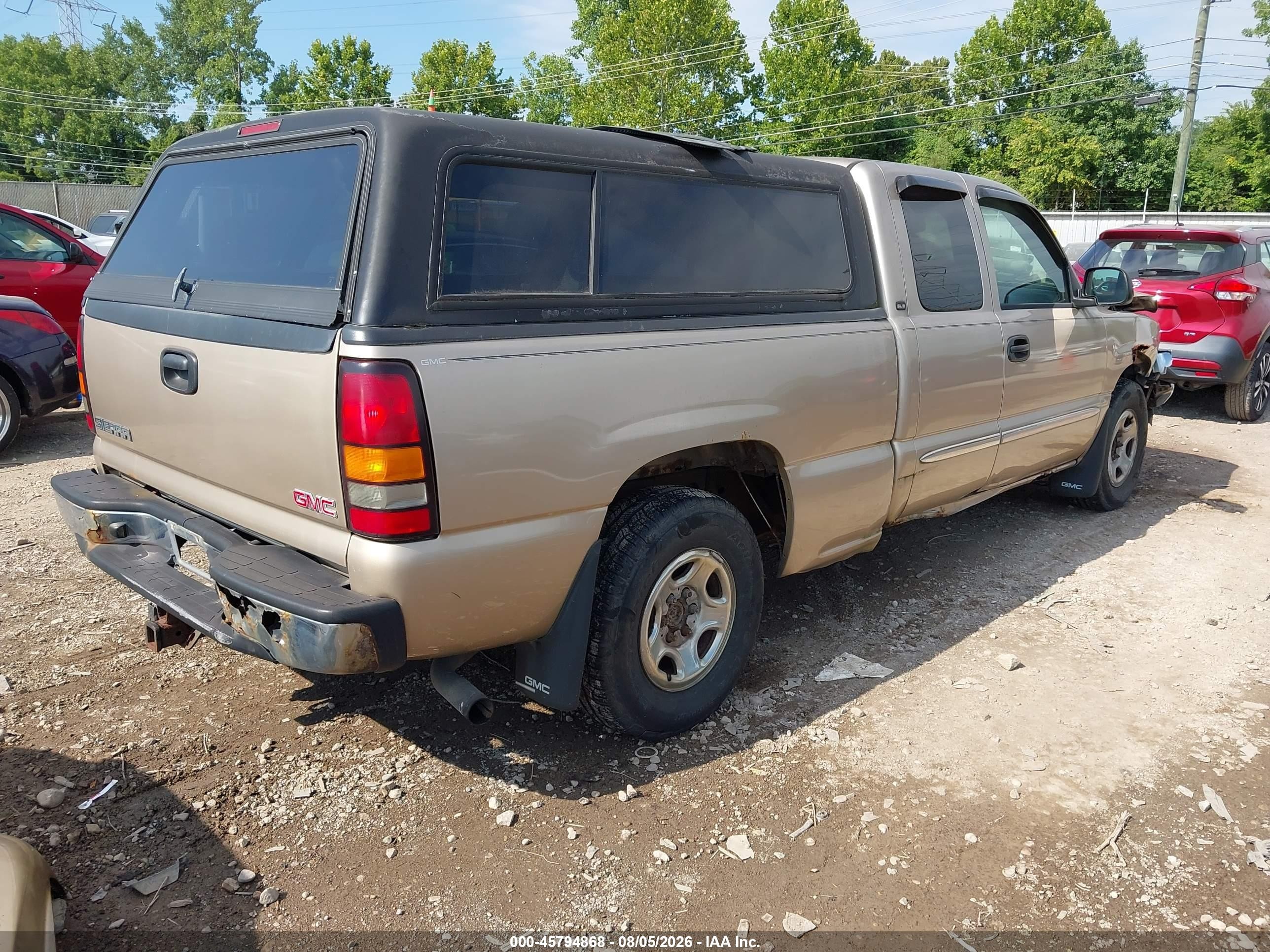 2004 Gmc Sierra 1500 Sle Gold vin: 2GTEC19T441145746