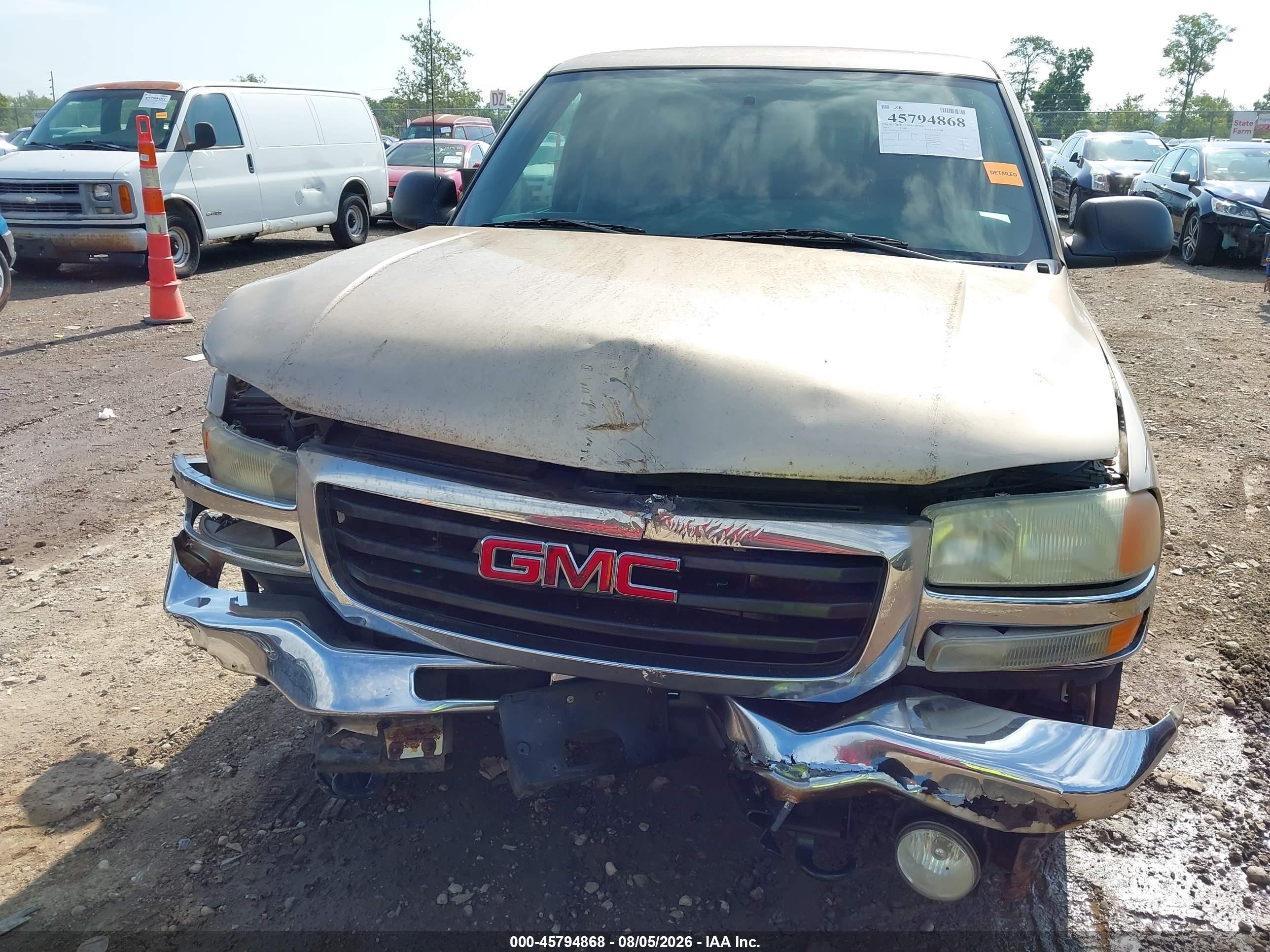 2004 Gmc Sierra 1500 Sle Gold vin: 2GTEC19T441145746